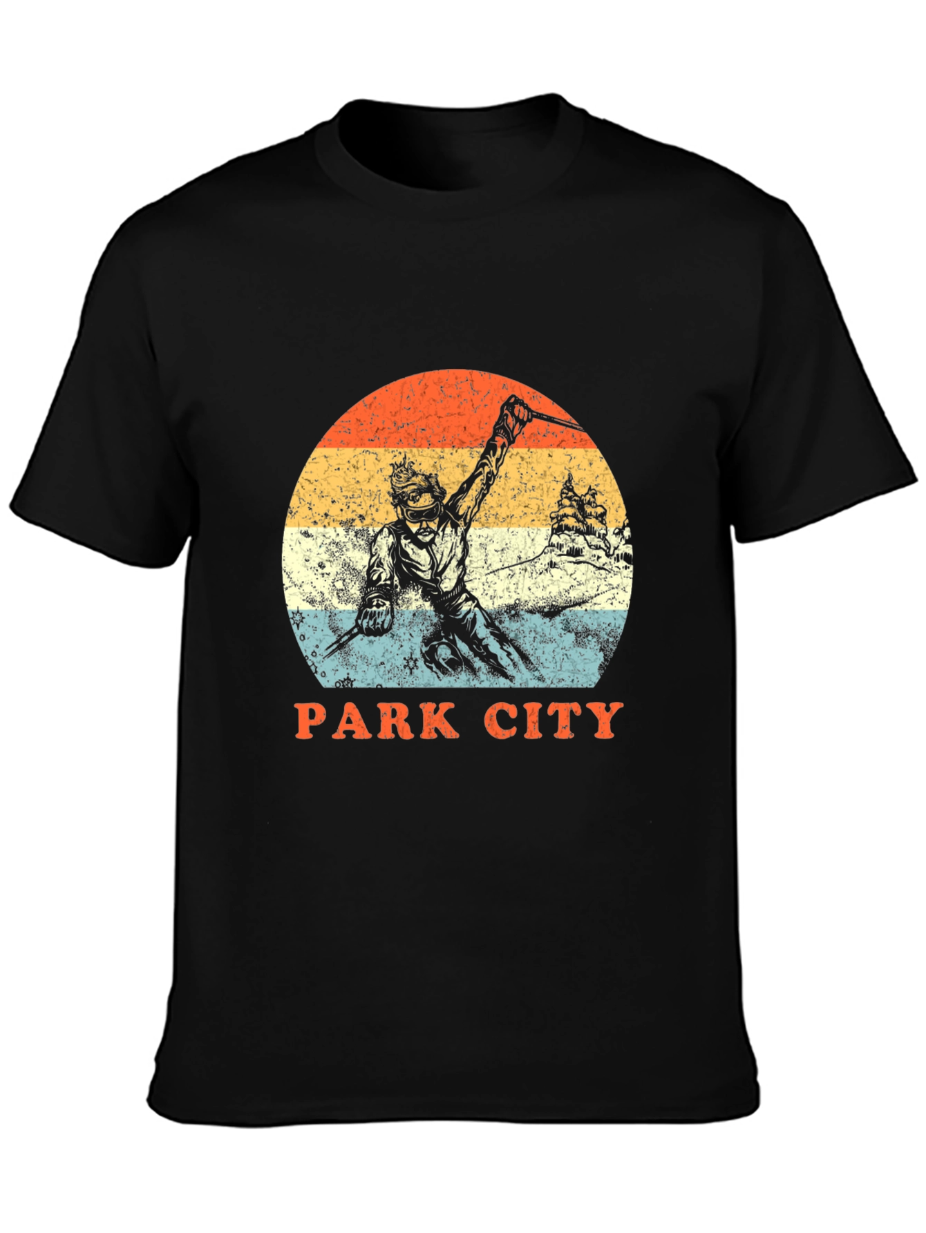Park City Retro Skiing T-Shirt