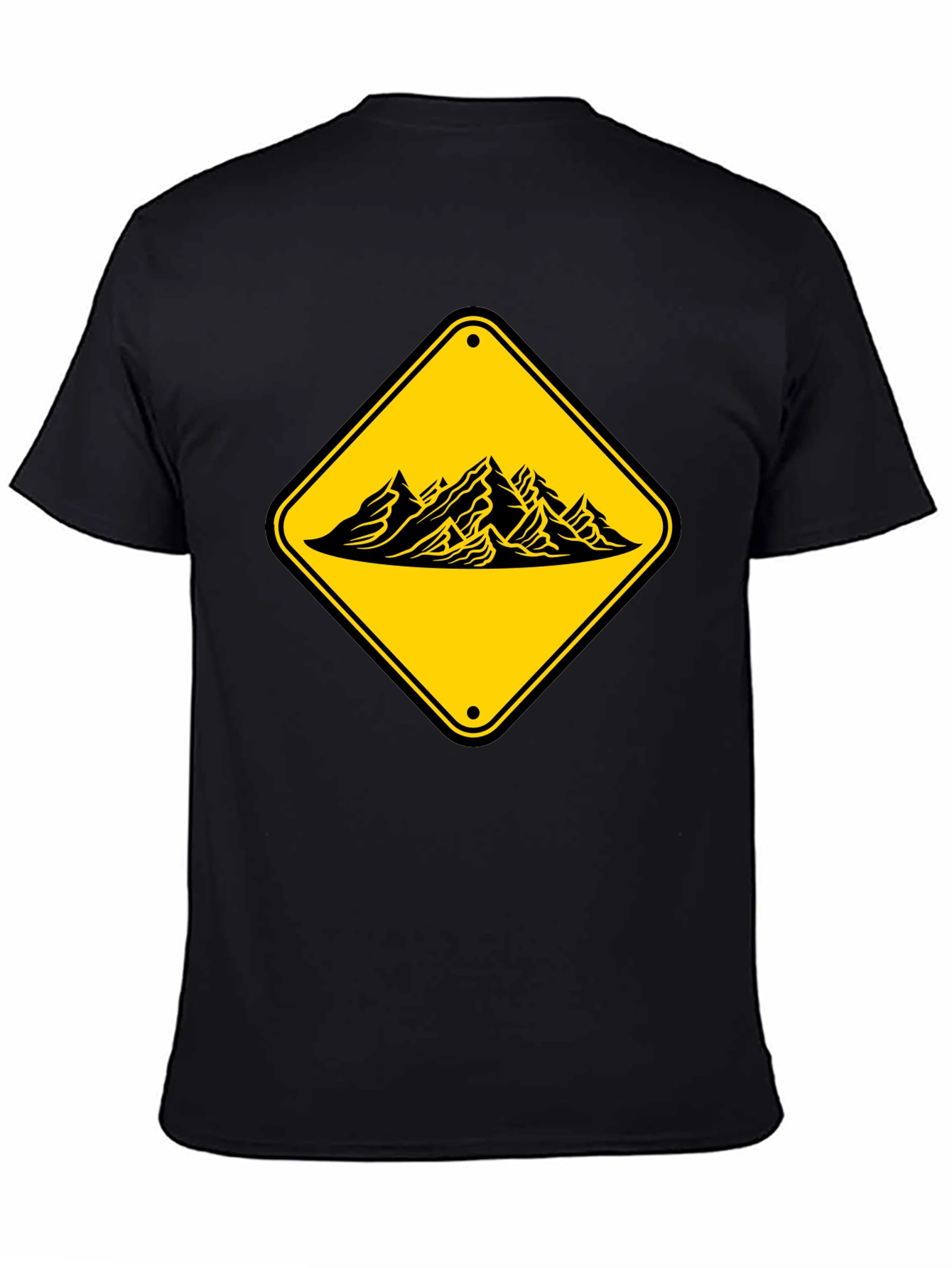 Mountain Sign Graphic Tee - Adventure Awaits!