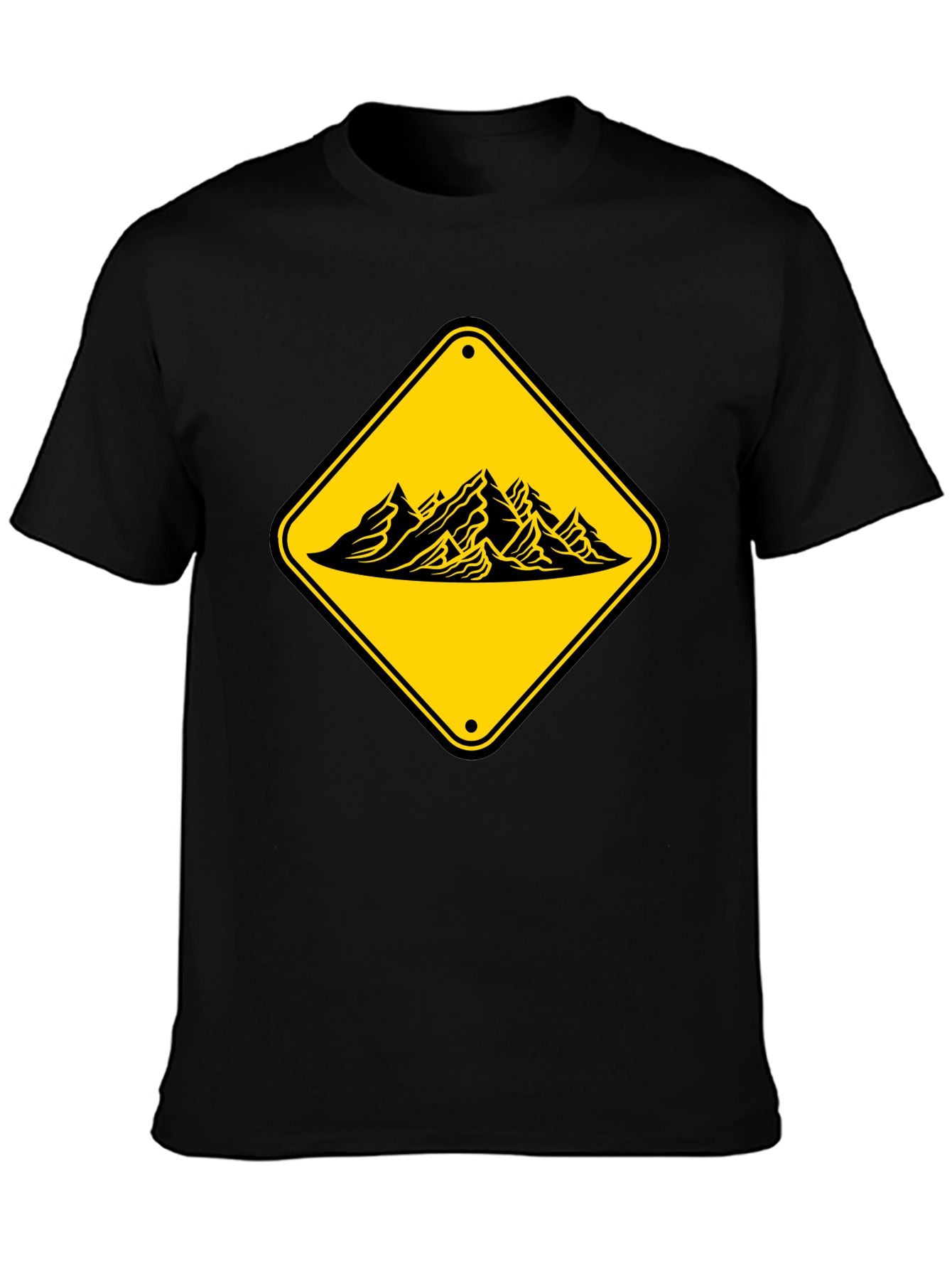 Mountain Sign Graphic Tee - Adventure Awaits!