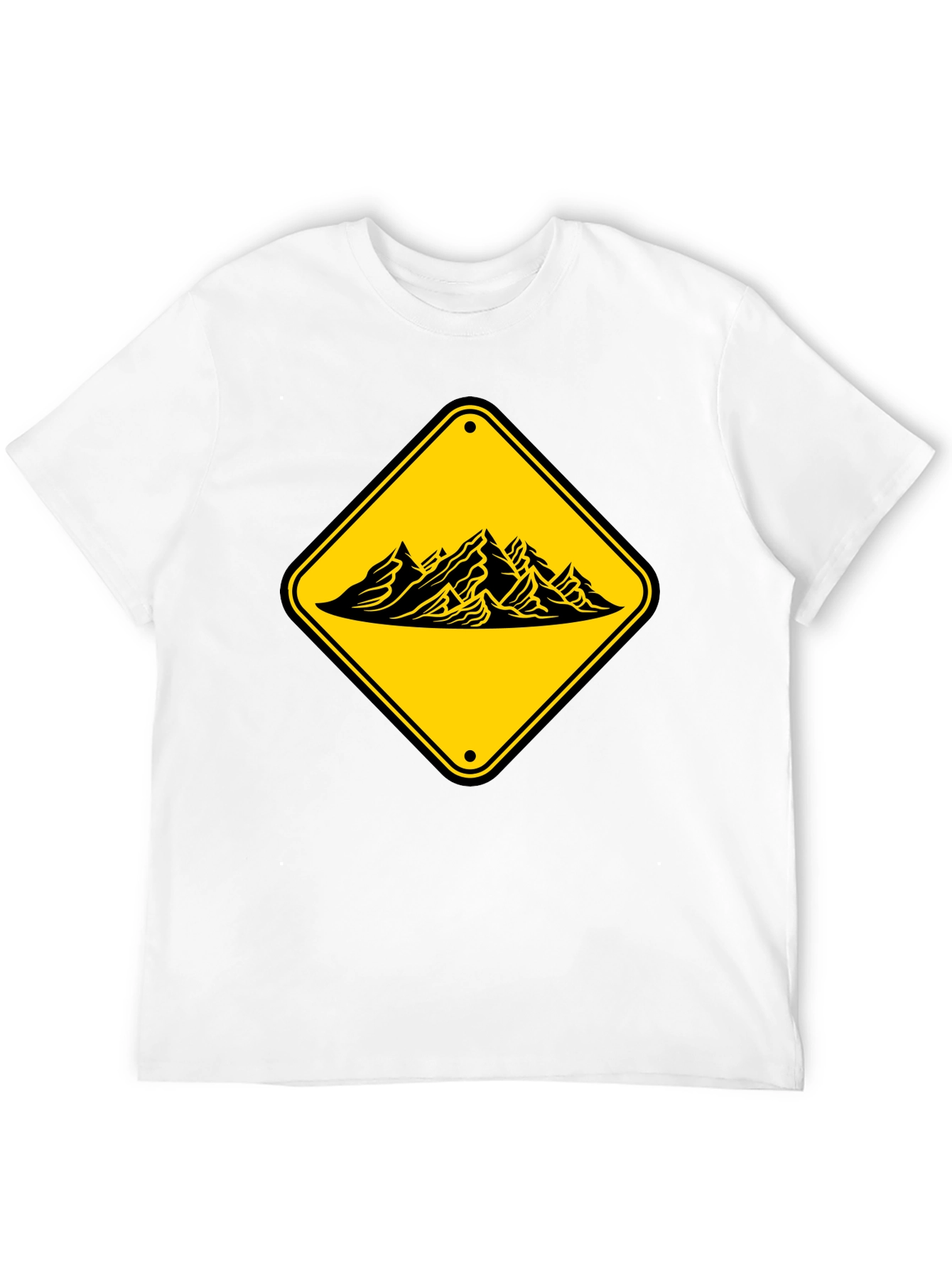 Mountain Sign Graphic Tee - Adventure Awaits!