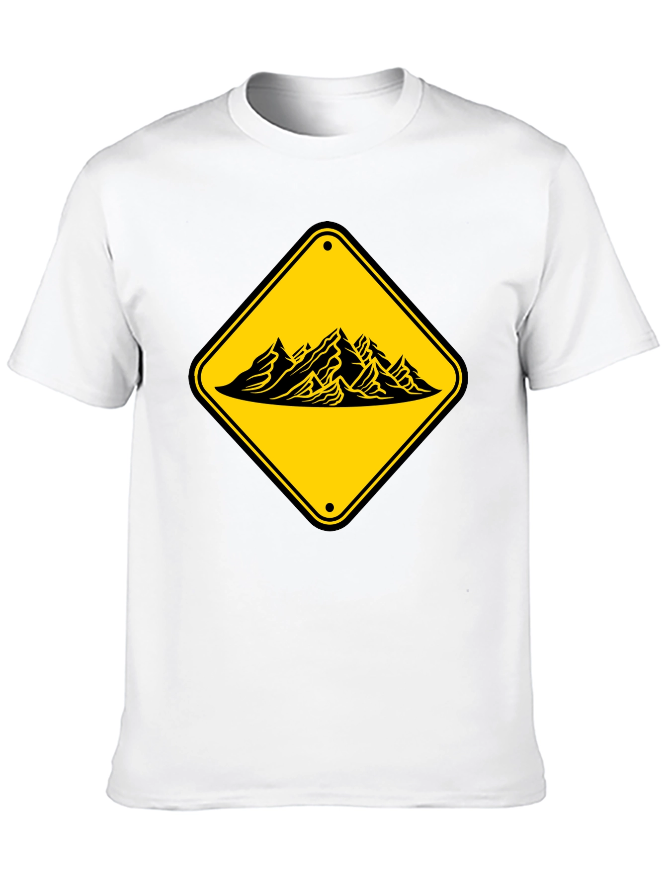 Mountain Sign Graphic Tee - Adventure Awaits!