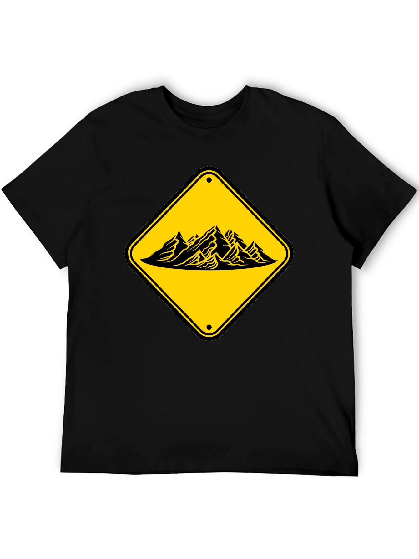 Mountain Sign Graphic Tee - Adventure Awaits!