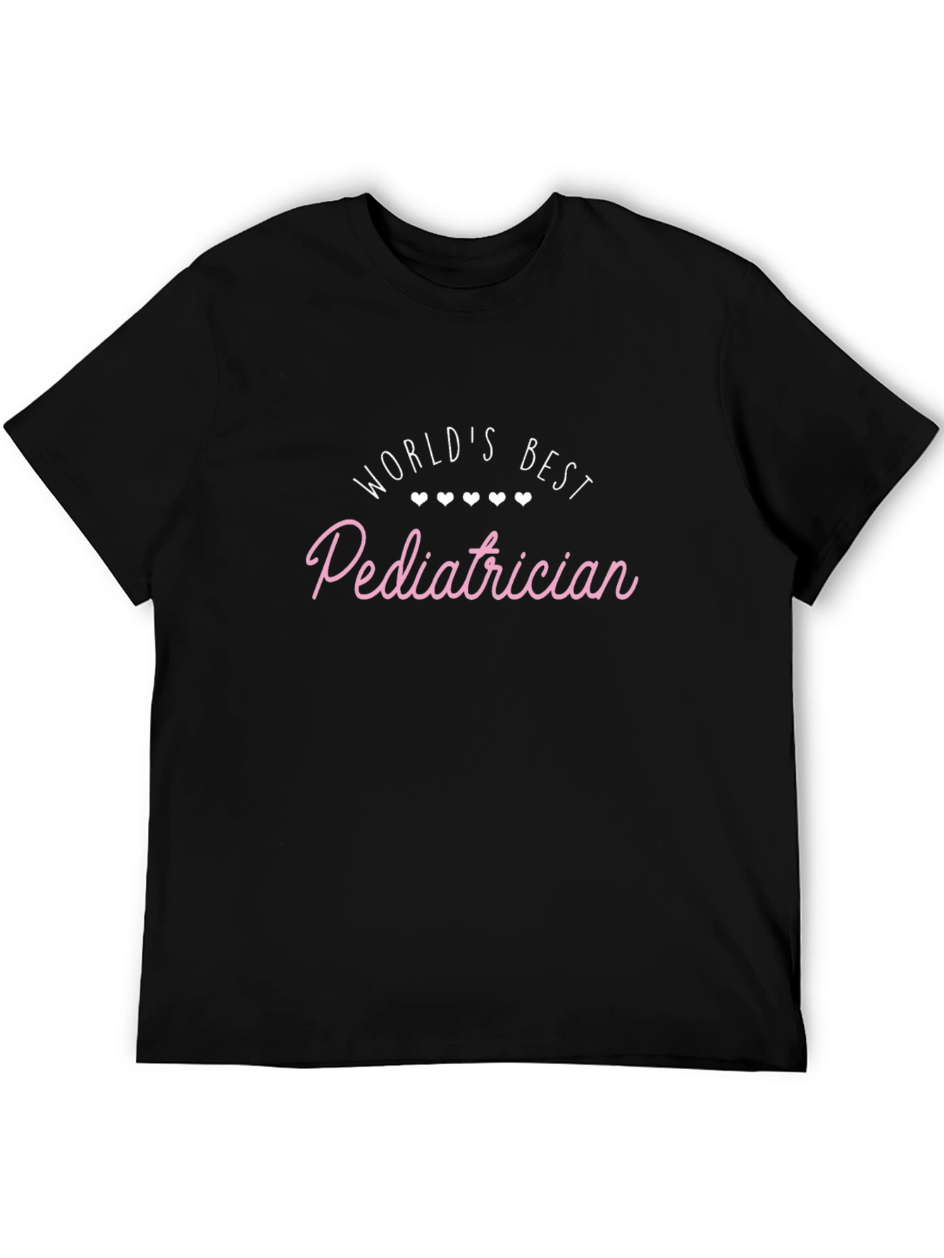 Worlds Best Pediatrician Black T-Shirt