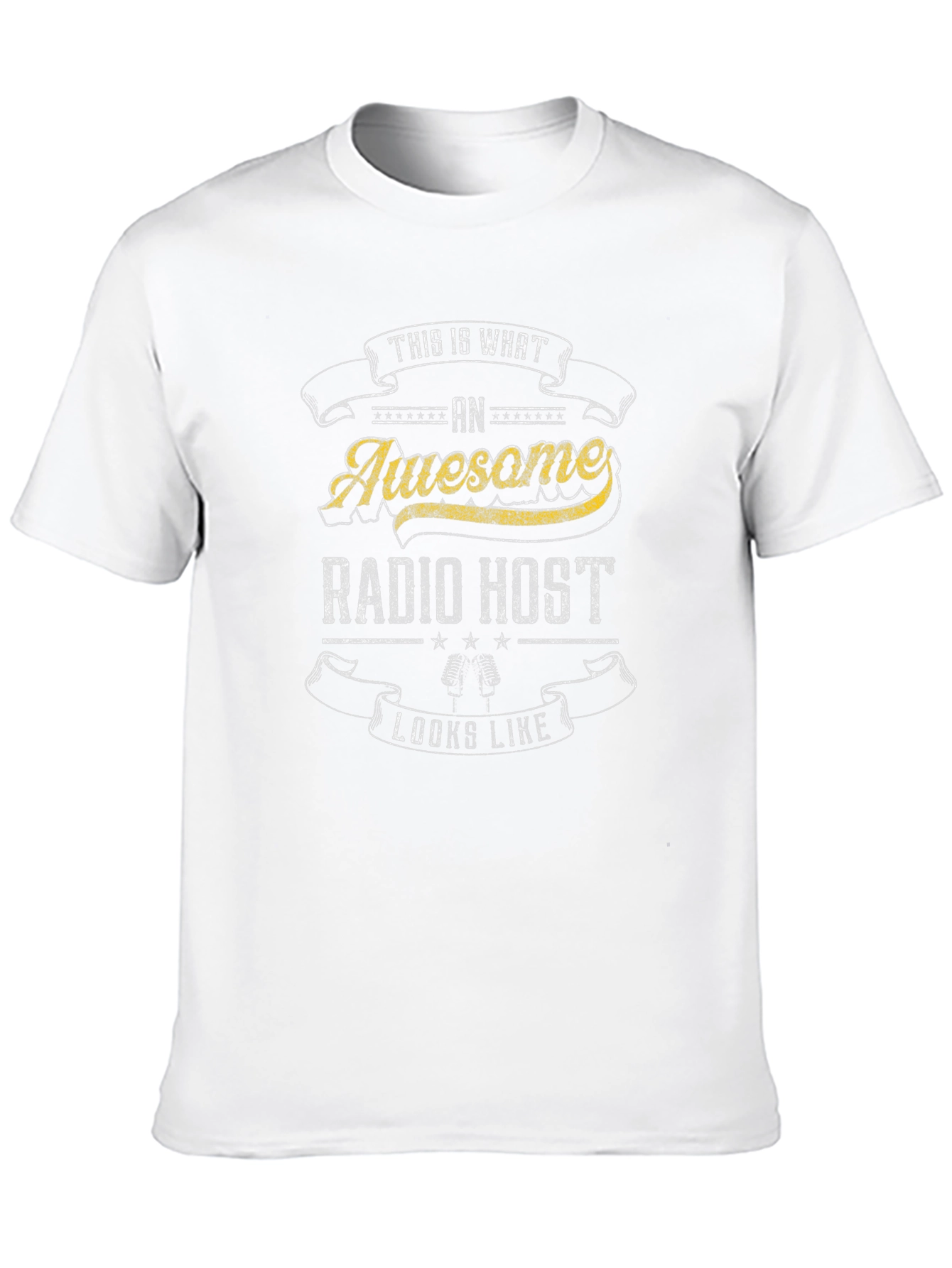 Awesome Radio Host T-Shirt - Novelty Graphic Tee