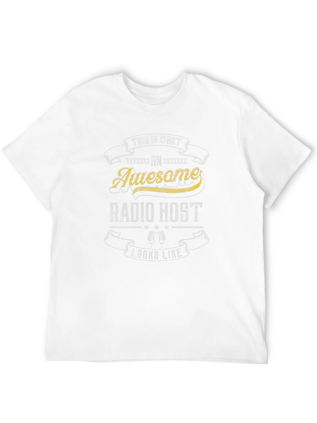 Awesome Radio Host T-Shirt - Novelty Graphic Tee