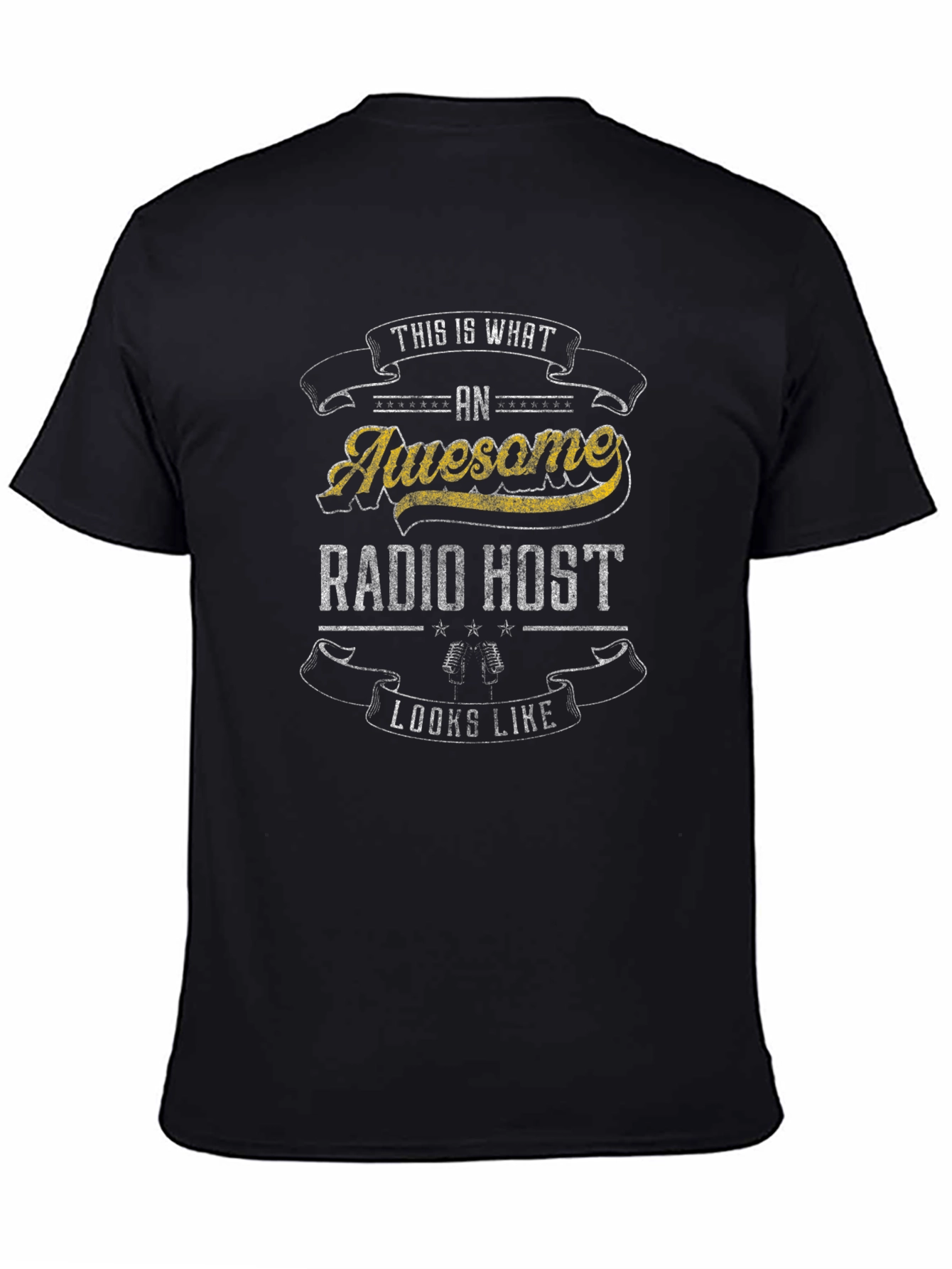 Awesome Radio Host T-Shirt - Novelty Graphic Tee
