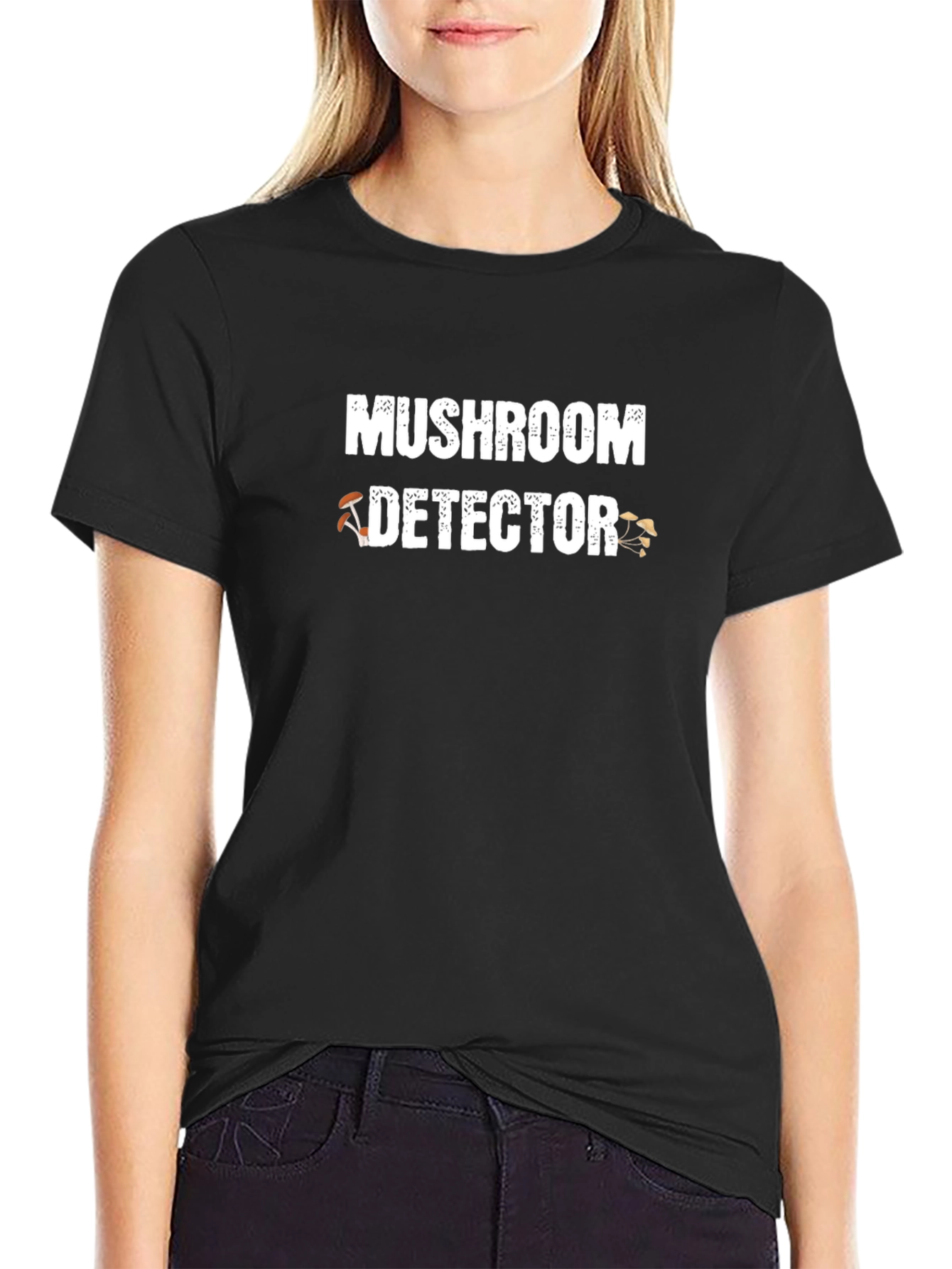 Mushroom Detector T-Shirt - Fun Graphic Tee