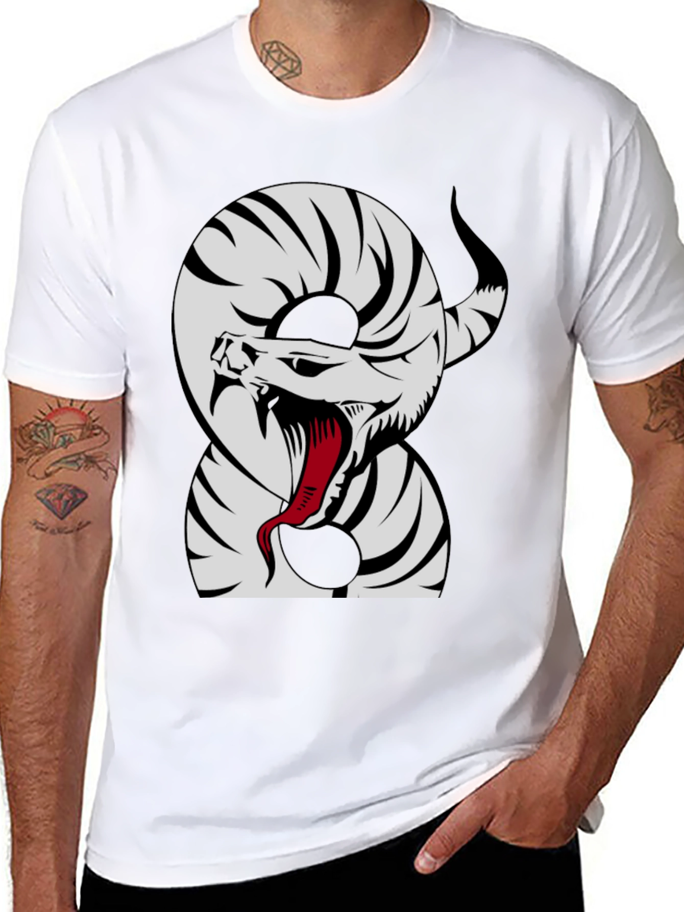 Snake T-Shirt: Striking Graphic Tee