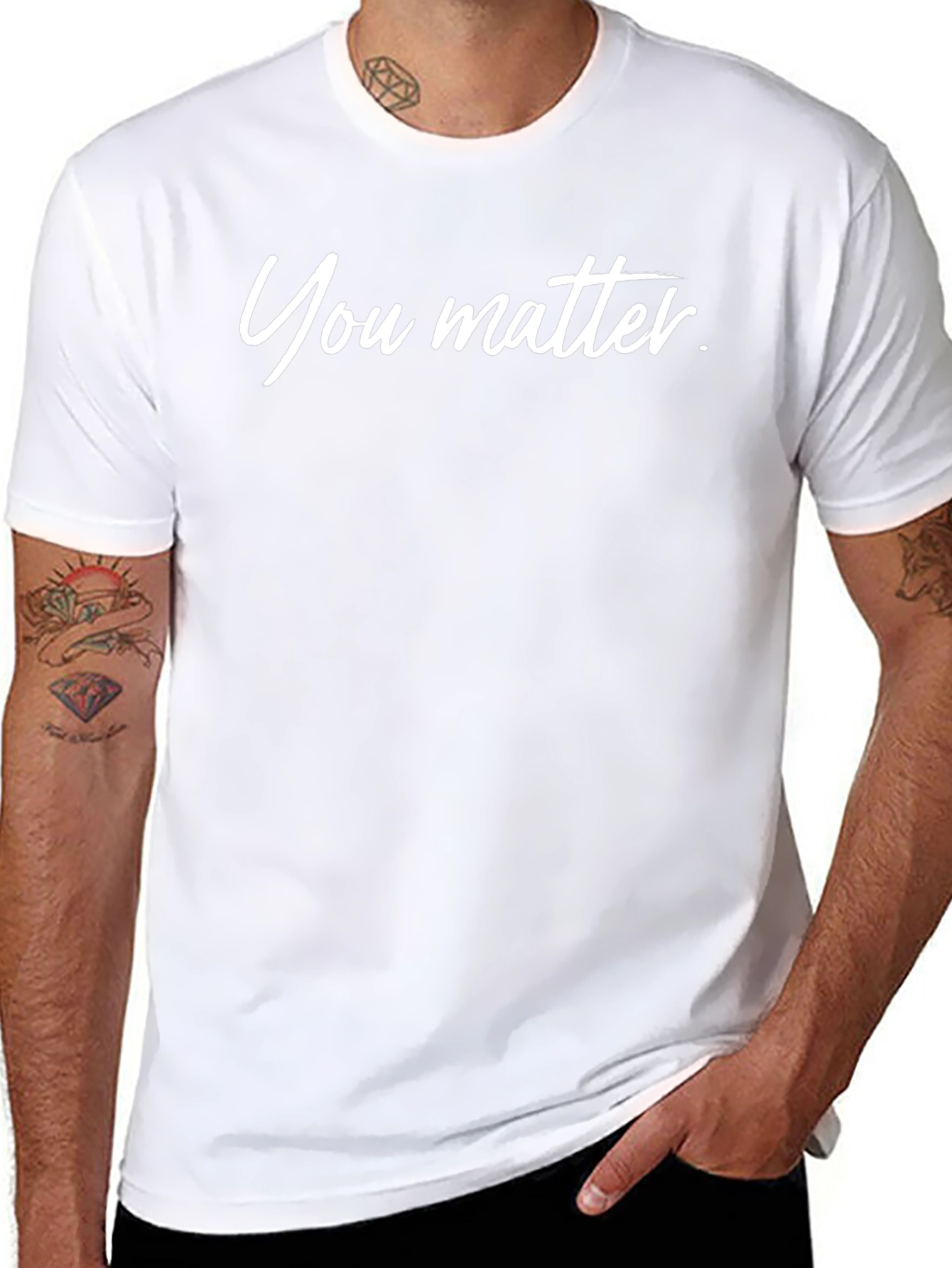 You Matter Black T-Shirt - Comfort Fit