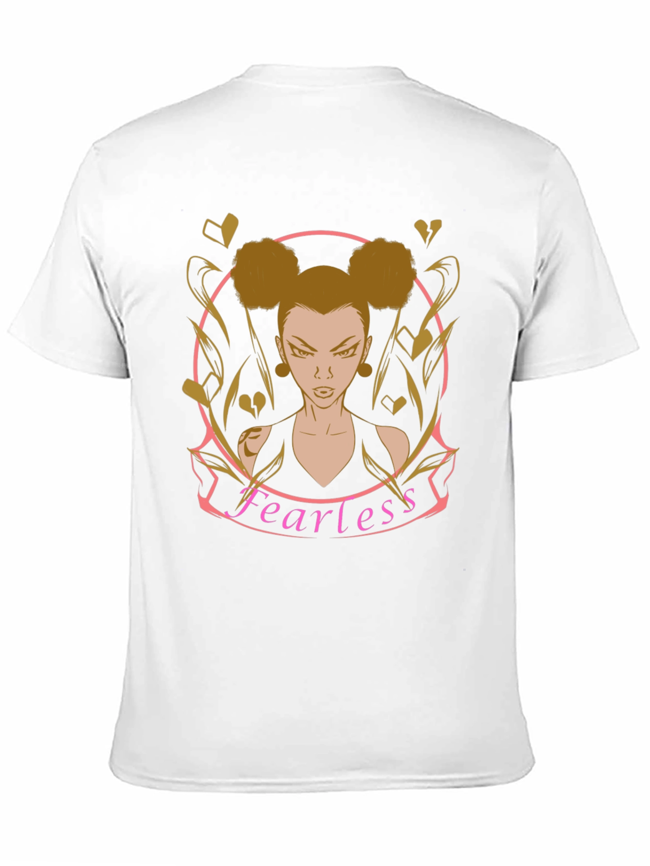 Fearless Graphic T-Shirt - Edgy Cartoon Style