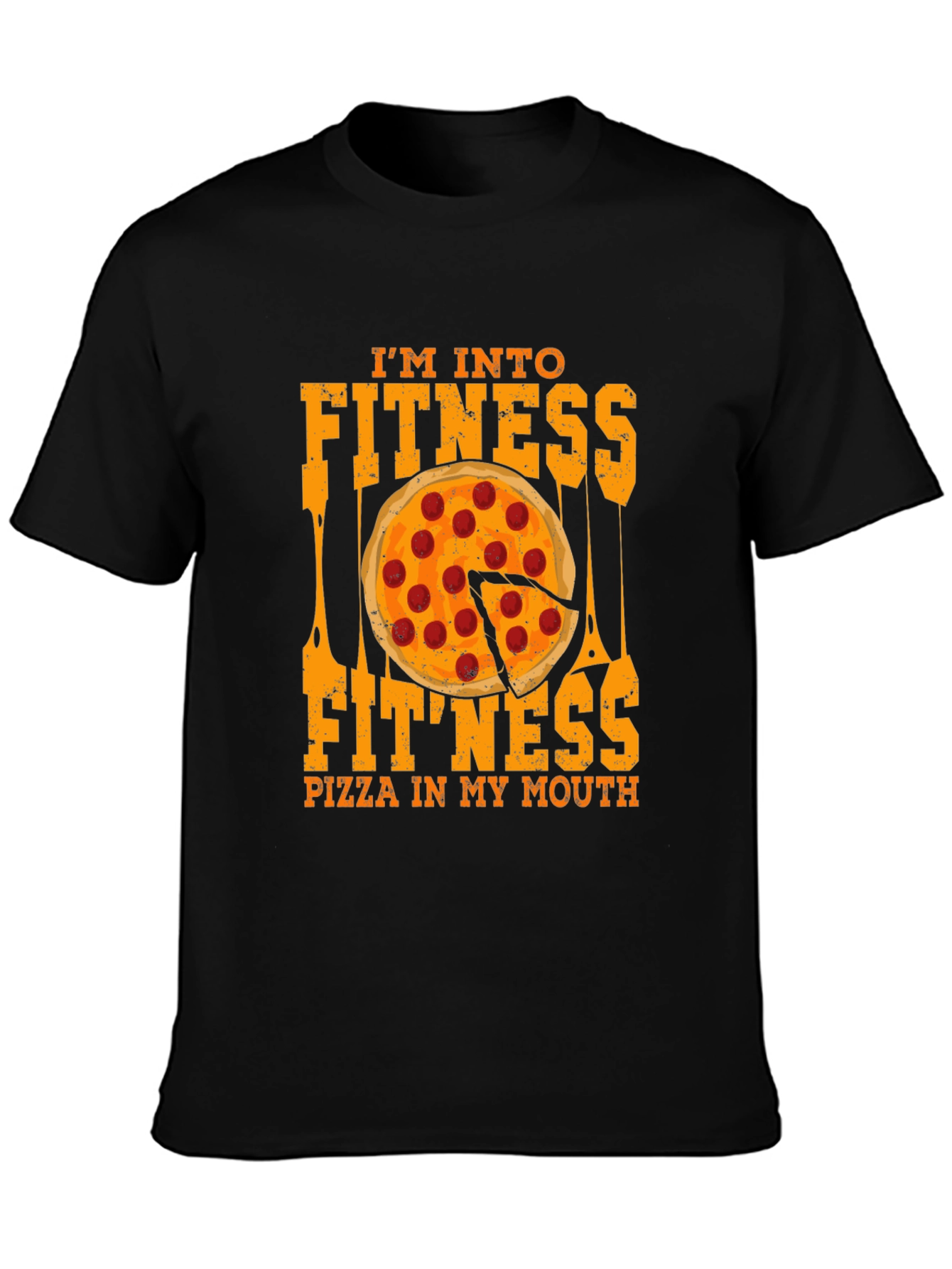 Im Into Fitness Pizza T-Shirt