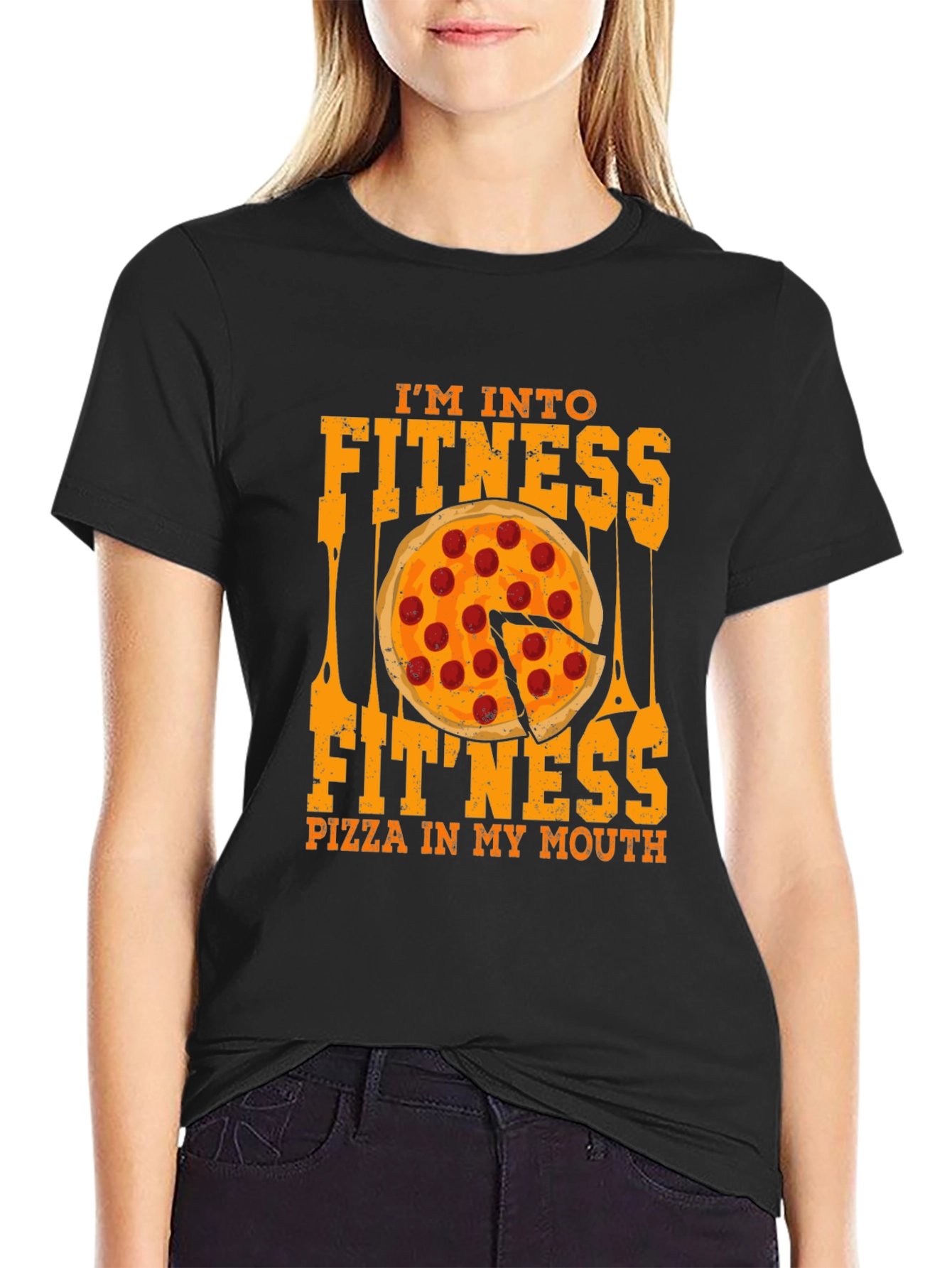 Im Into Fitness Pizza T-Shirt