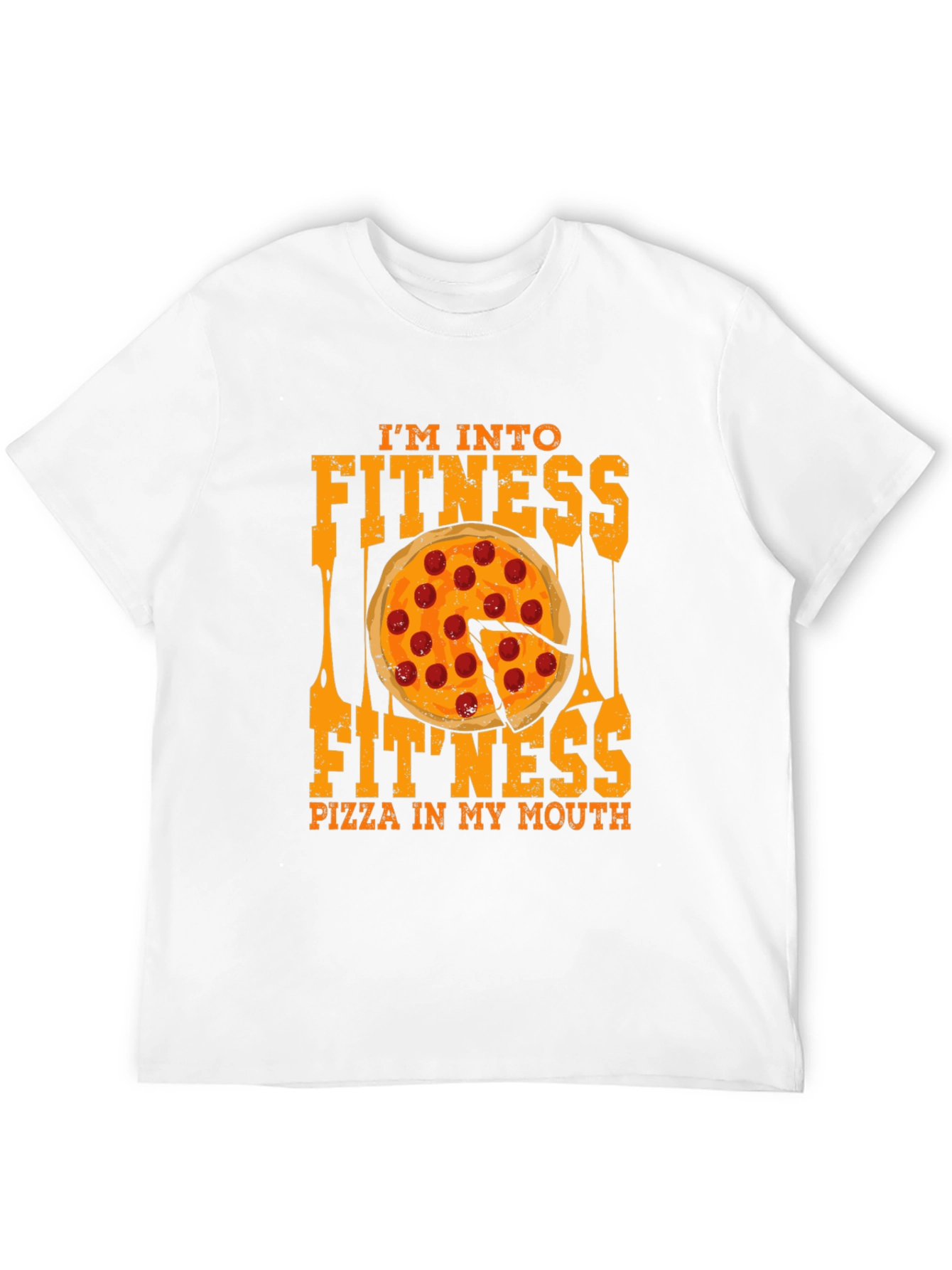 Im Into Fitness Pizza T-Shirt