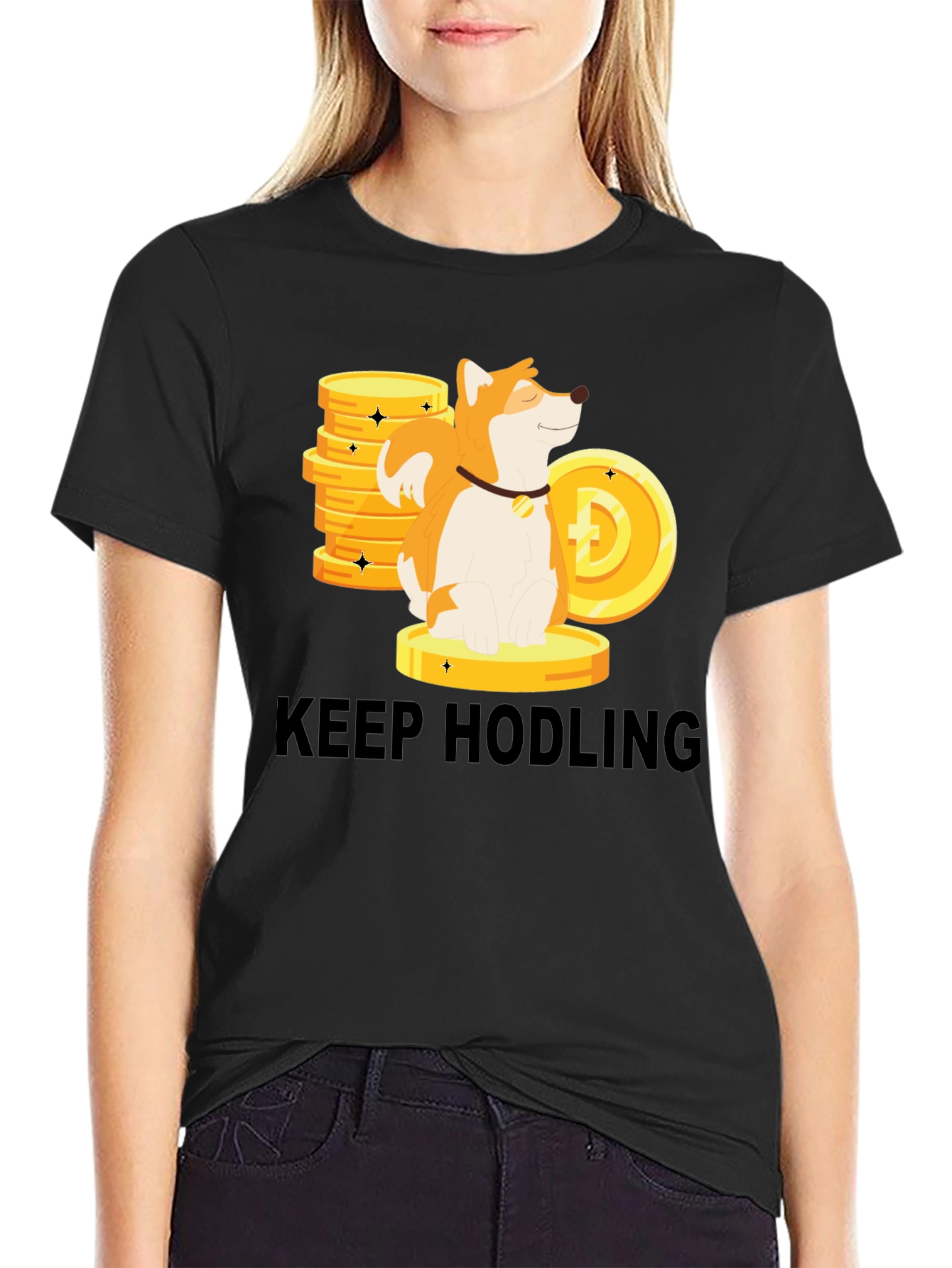 Keep Hodling Dogecoin Graphic Tee