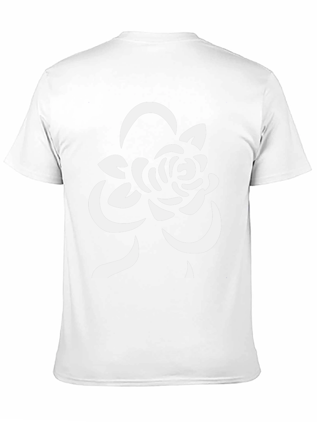 Rose Graphic Black T-Shirt