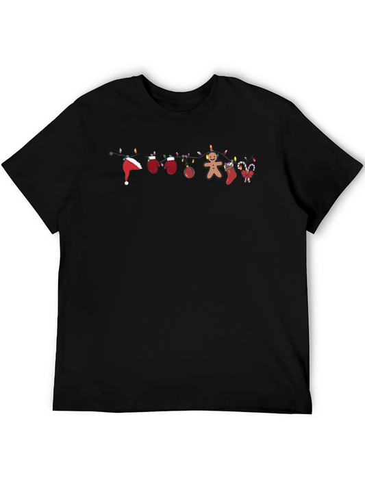 Festive Christmas Lights T-Shirt - Holiday Cheer