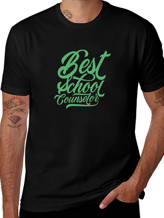 Best School Counselor T-Shirt - Unisex Black Tee