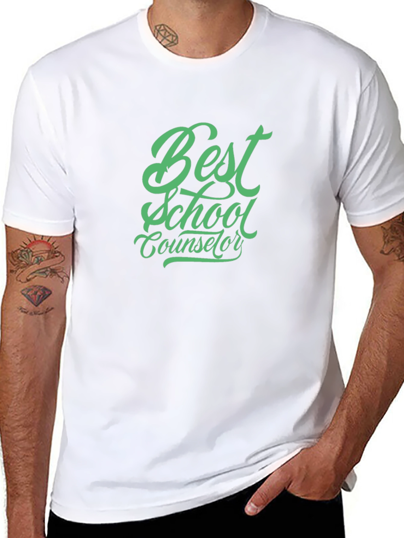Best School Counselor T-Shirt - Unisex Black Tee