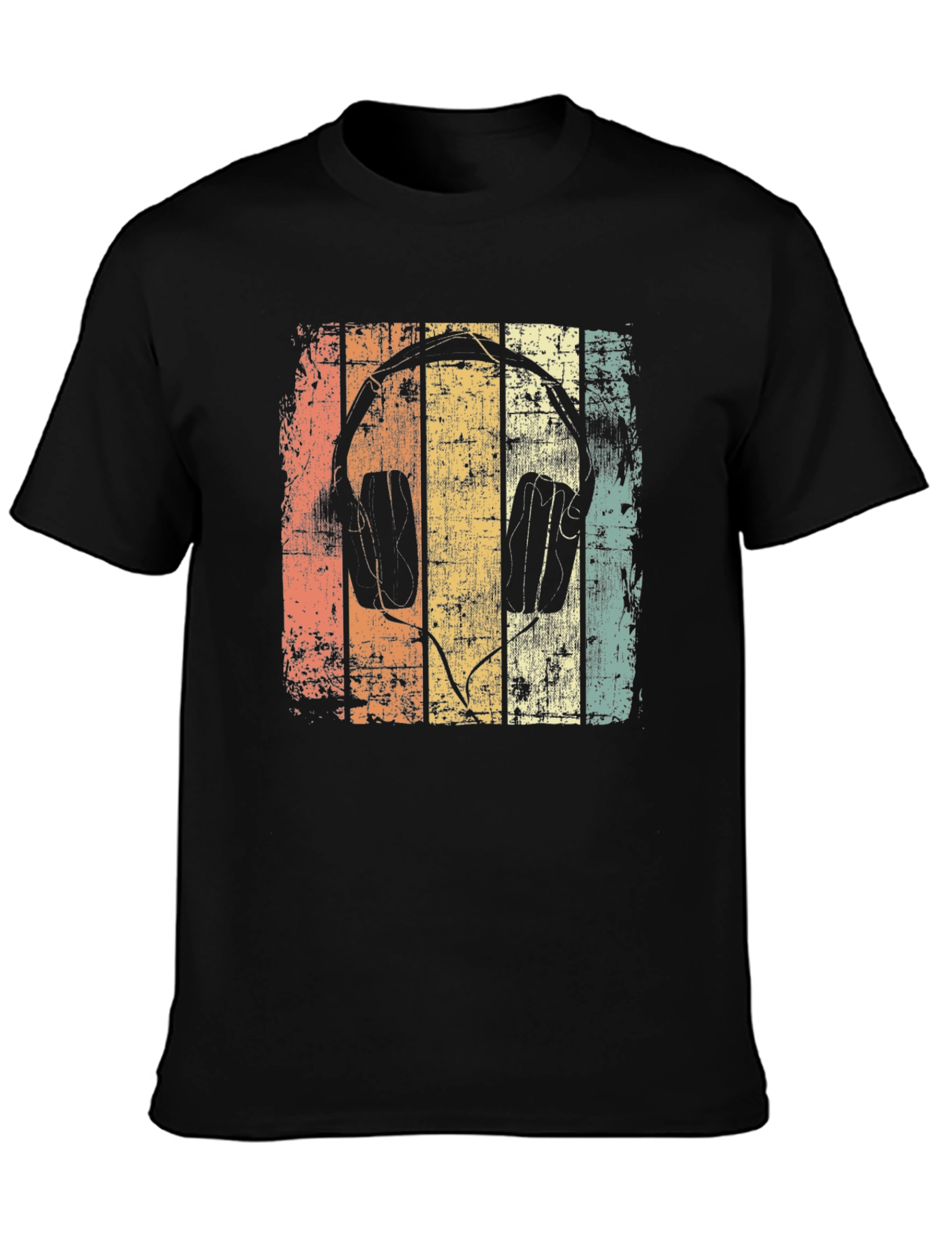 Retro Headphones Graphic Tee