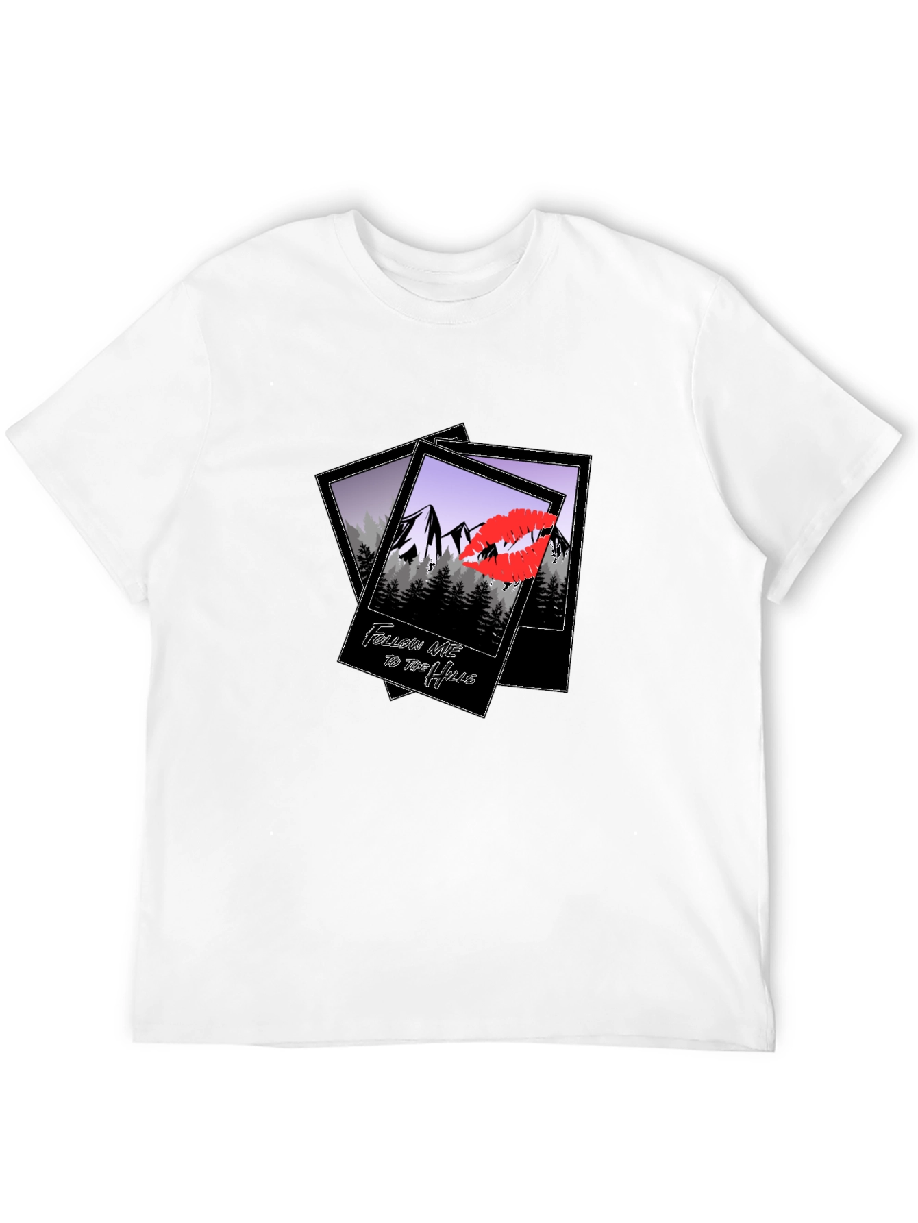 Mountains Kiss Graphic T-Shirt