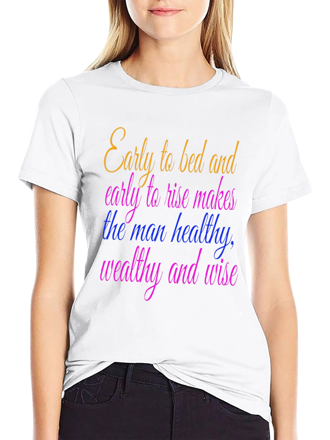 Early to Bed T-Shirt - Healthy Wealthy Wise