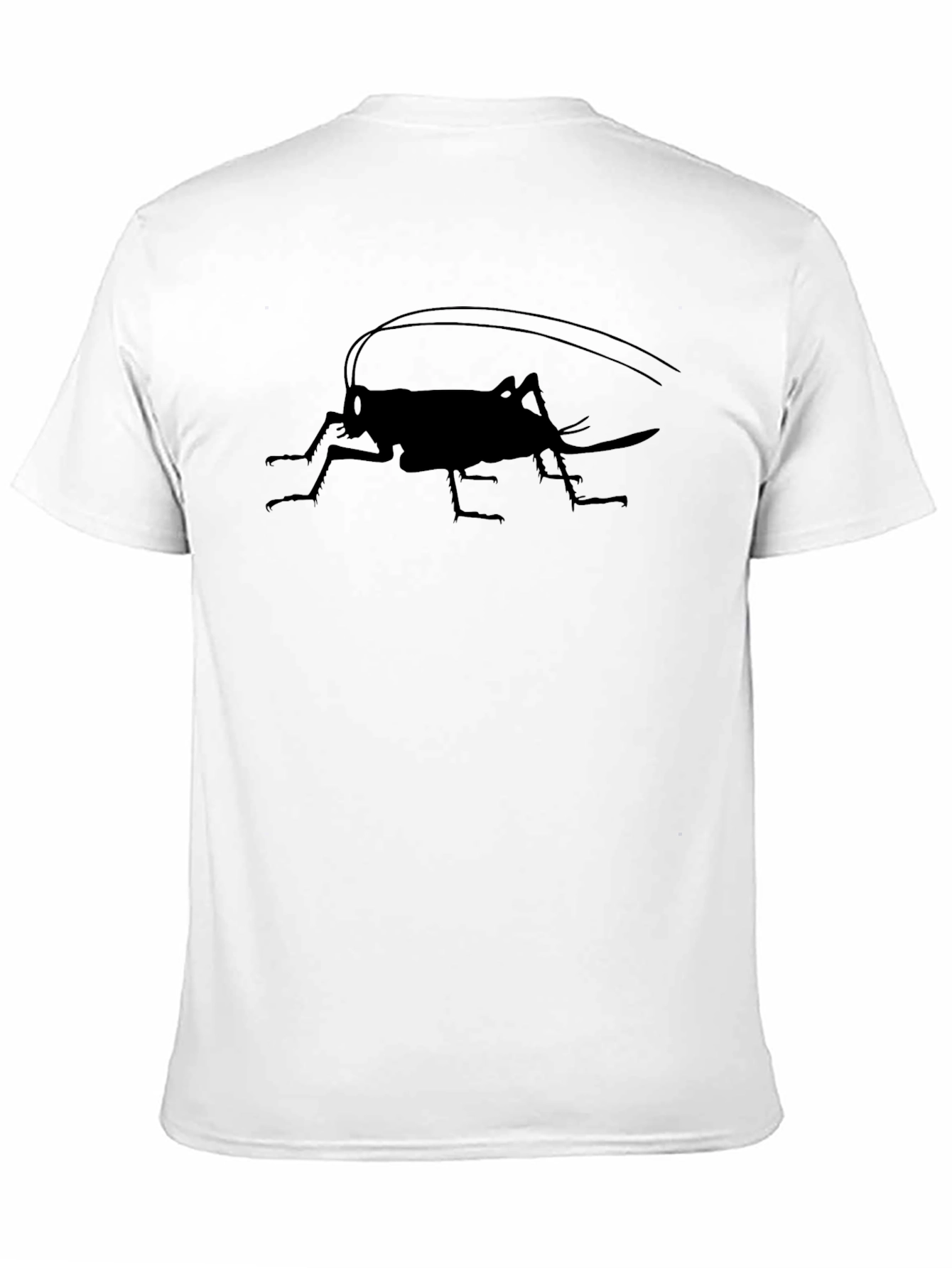 Cricket Silhouette Graphic Tee - Mens Black T-Shirt