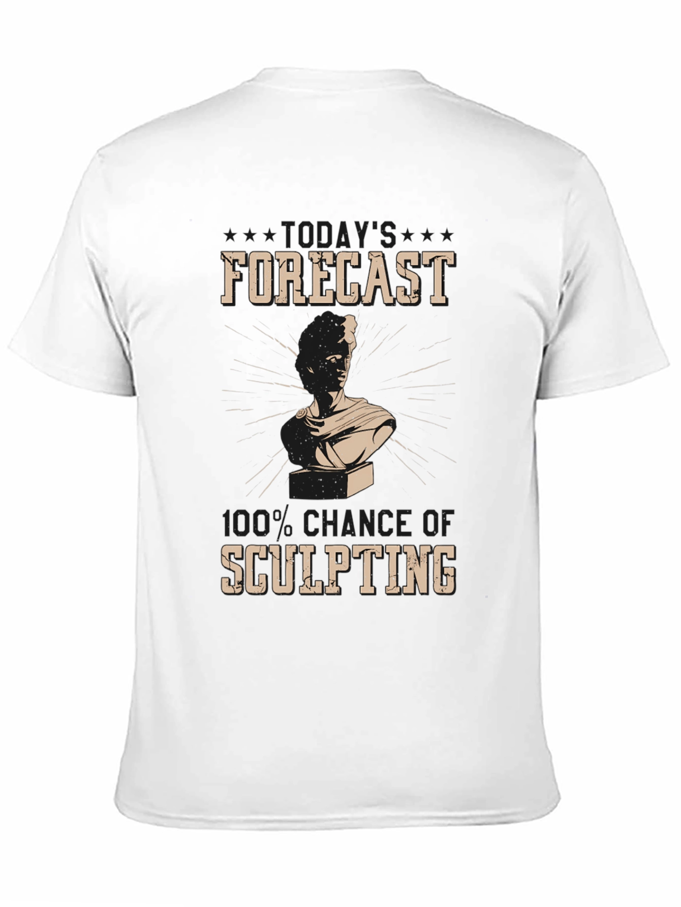 Sculpting Forecast T-Shirt Unique Artistic Design