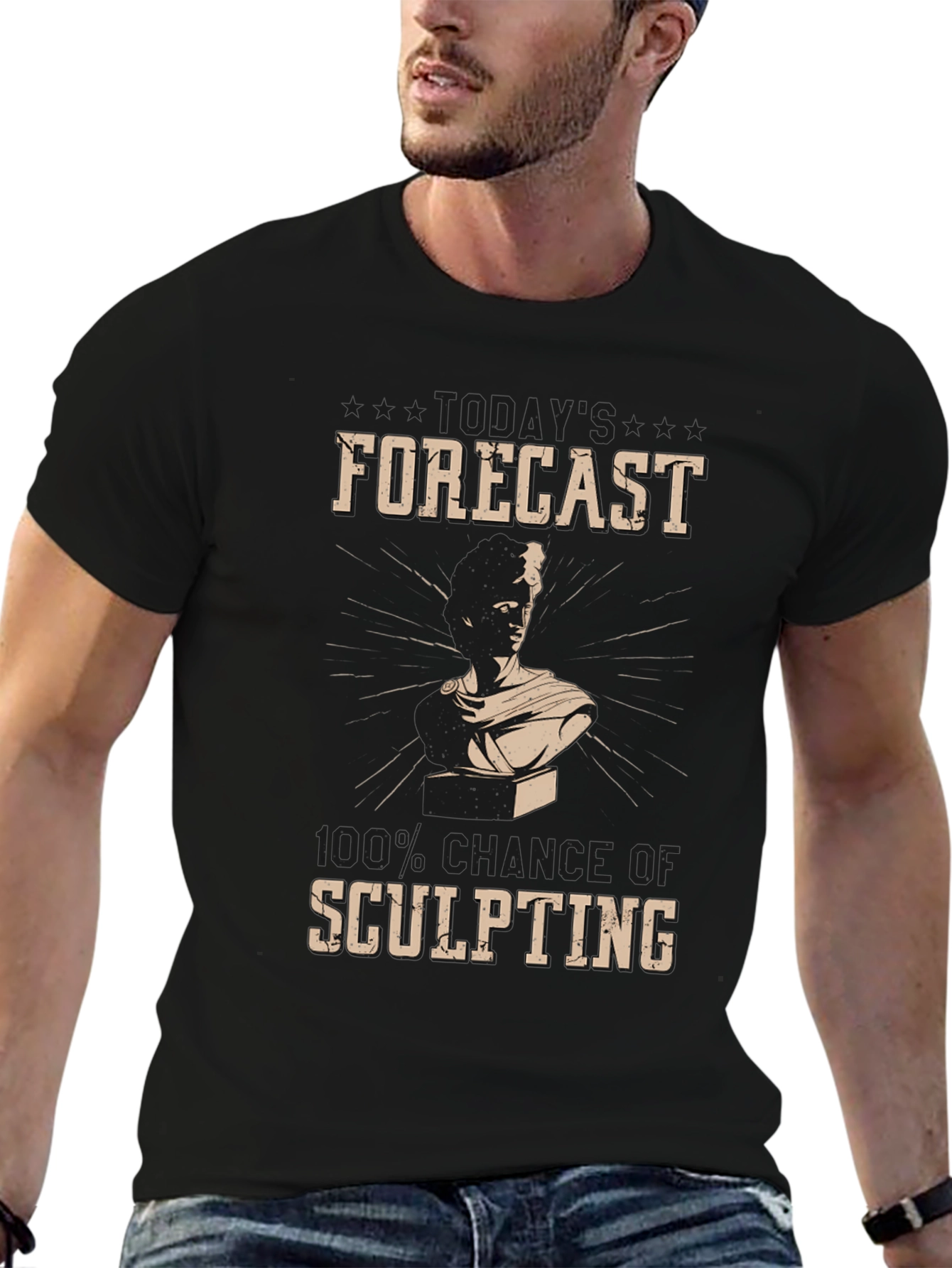 Sculpting Forecast T-Shirt Unique Artistic Design