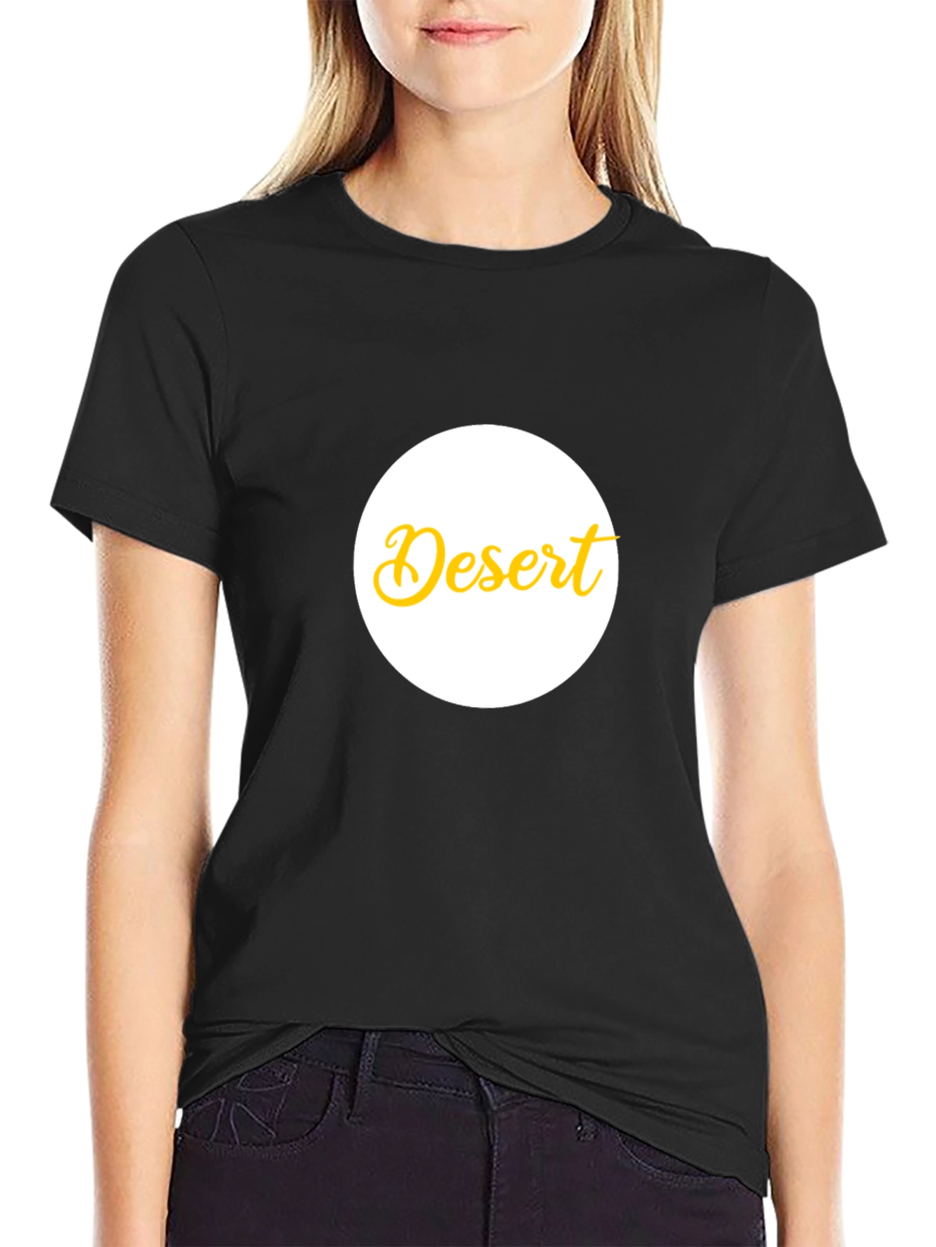 Desert Graphic Black T-Shirt