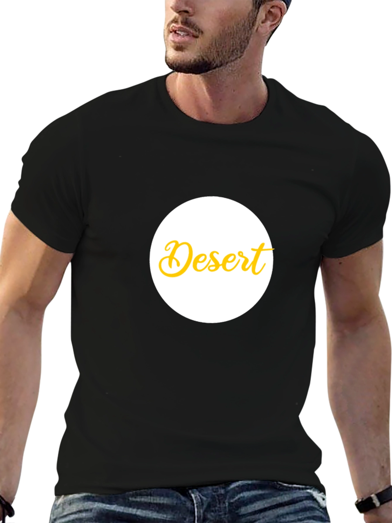 Desert Graphic Black T-Shirt