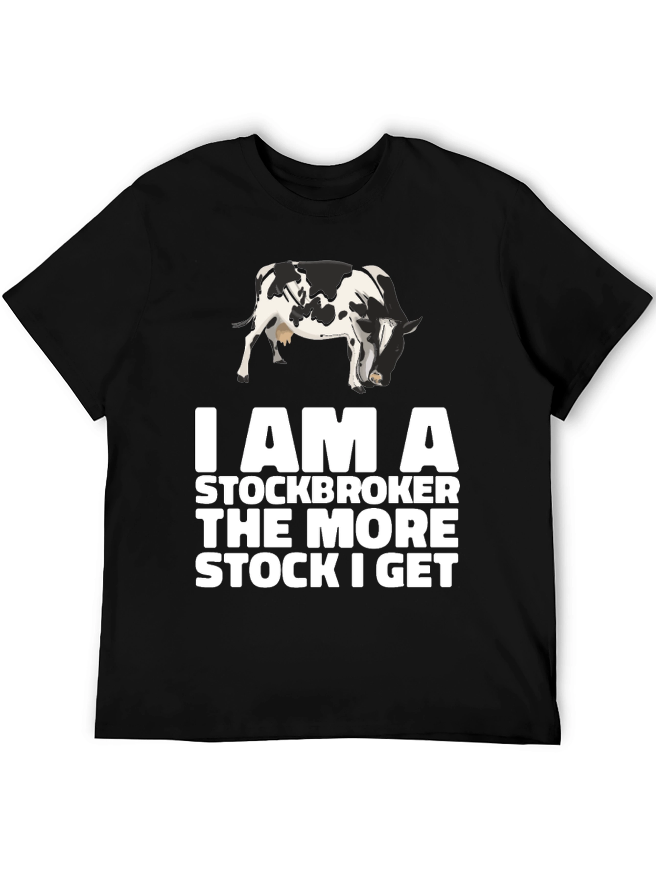 Stockbroker Cow T-Shirt