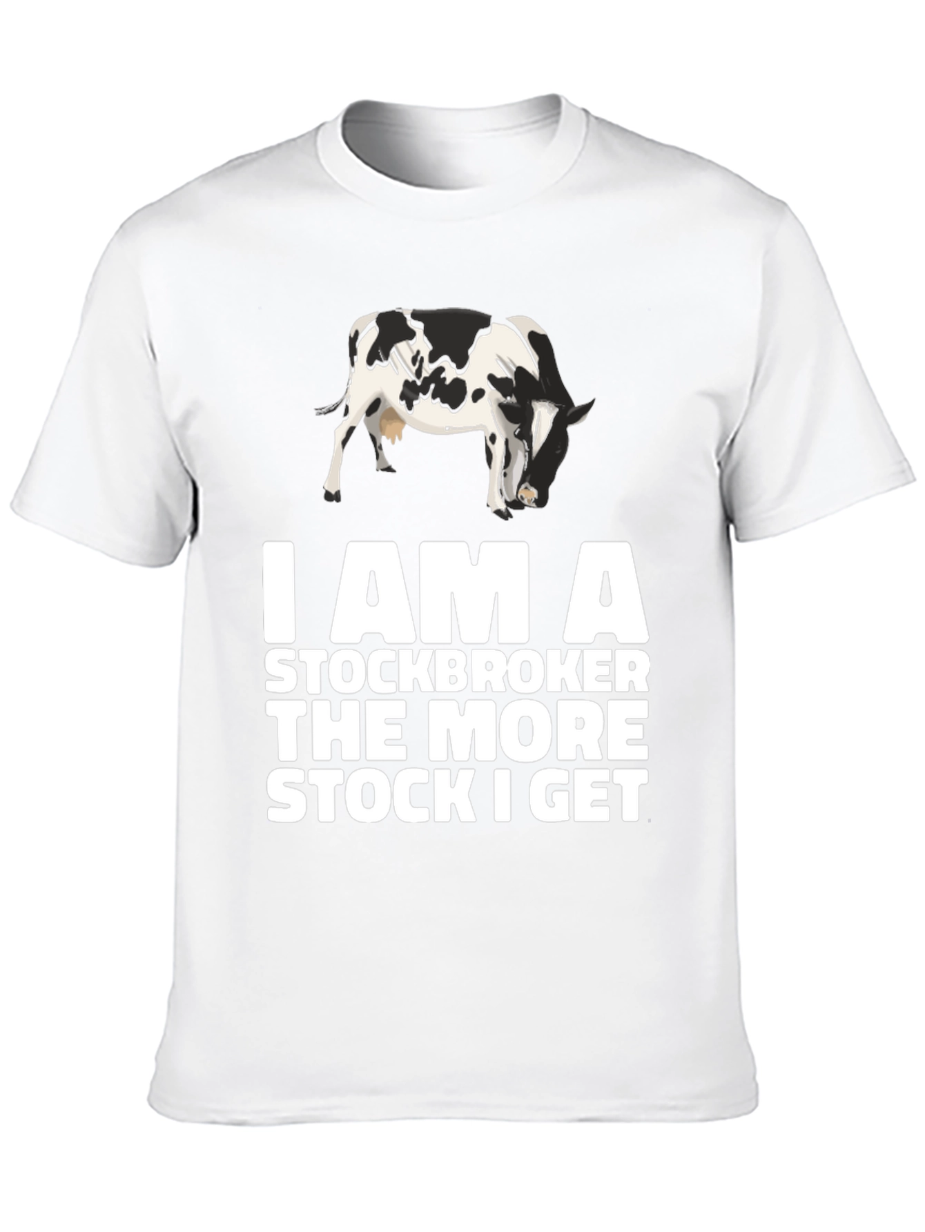 Stockbroker Cow T-Shirt