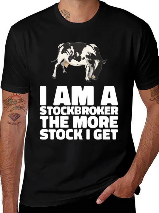 Stockbroker Cow T-Shirt