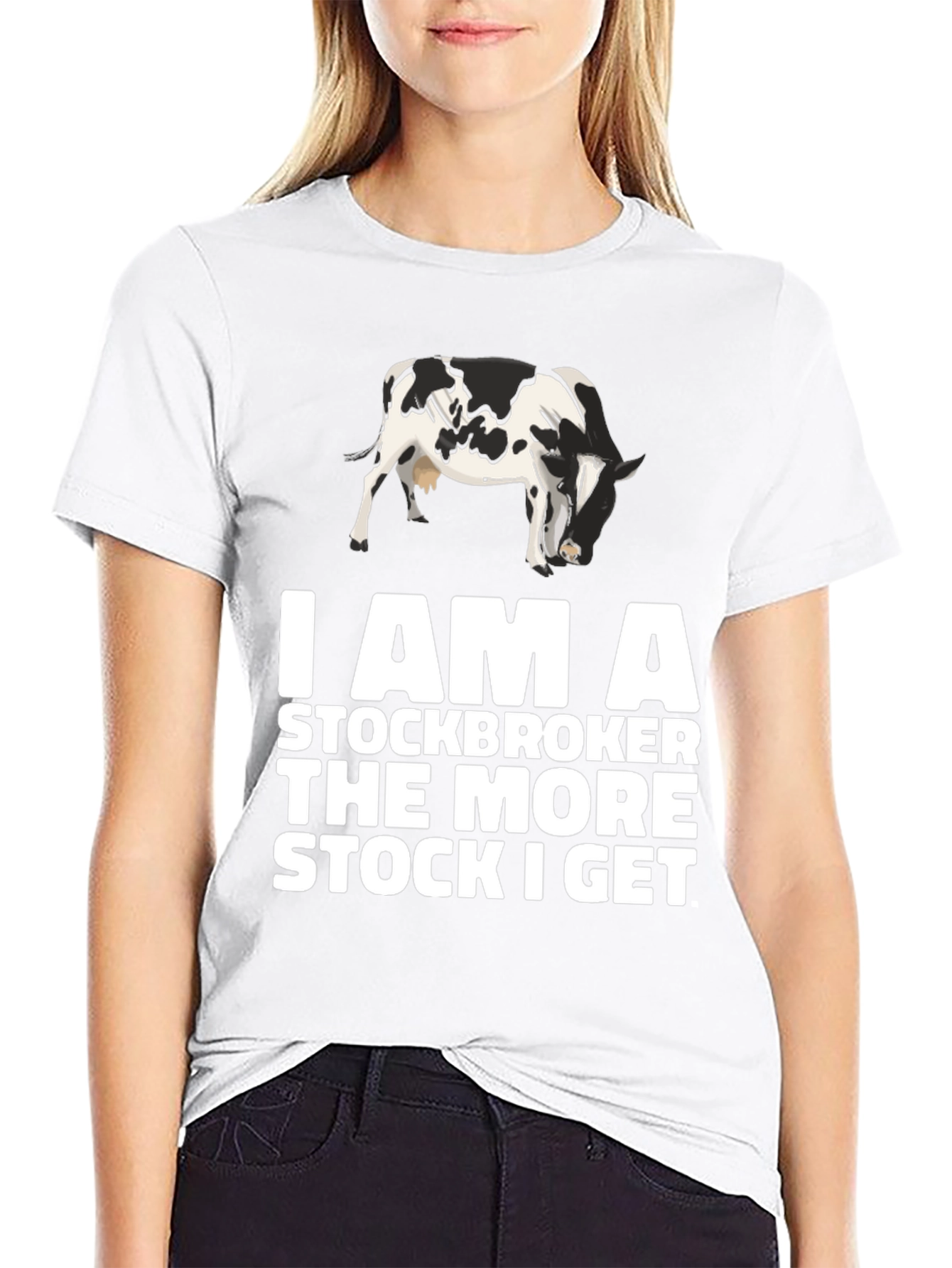 Stockbroker Cow T-Shirt