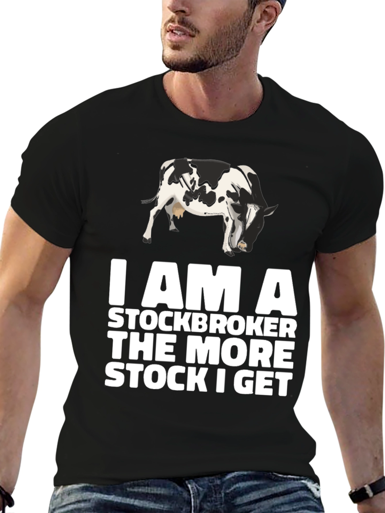 Stockbroker Cow T-Shirt