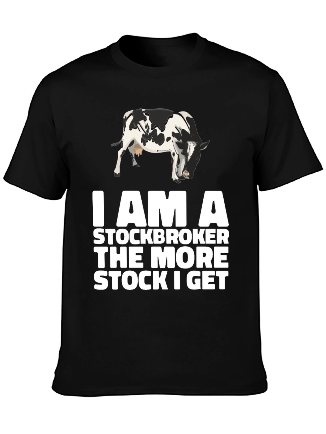 Stockbroker Cow T-Shirt