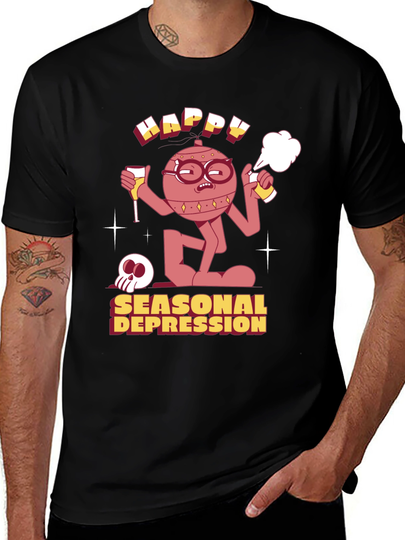 Happy Seasonal Depression Graphic Tee