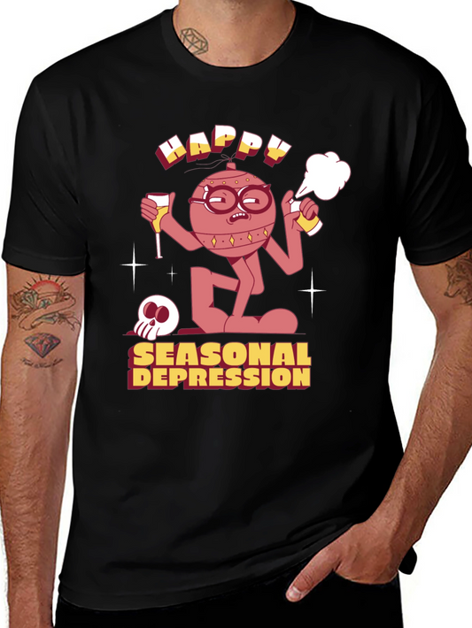 Happy Seasonal Depression Graphic Tee