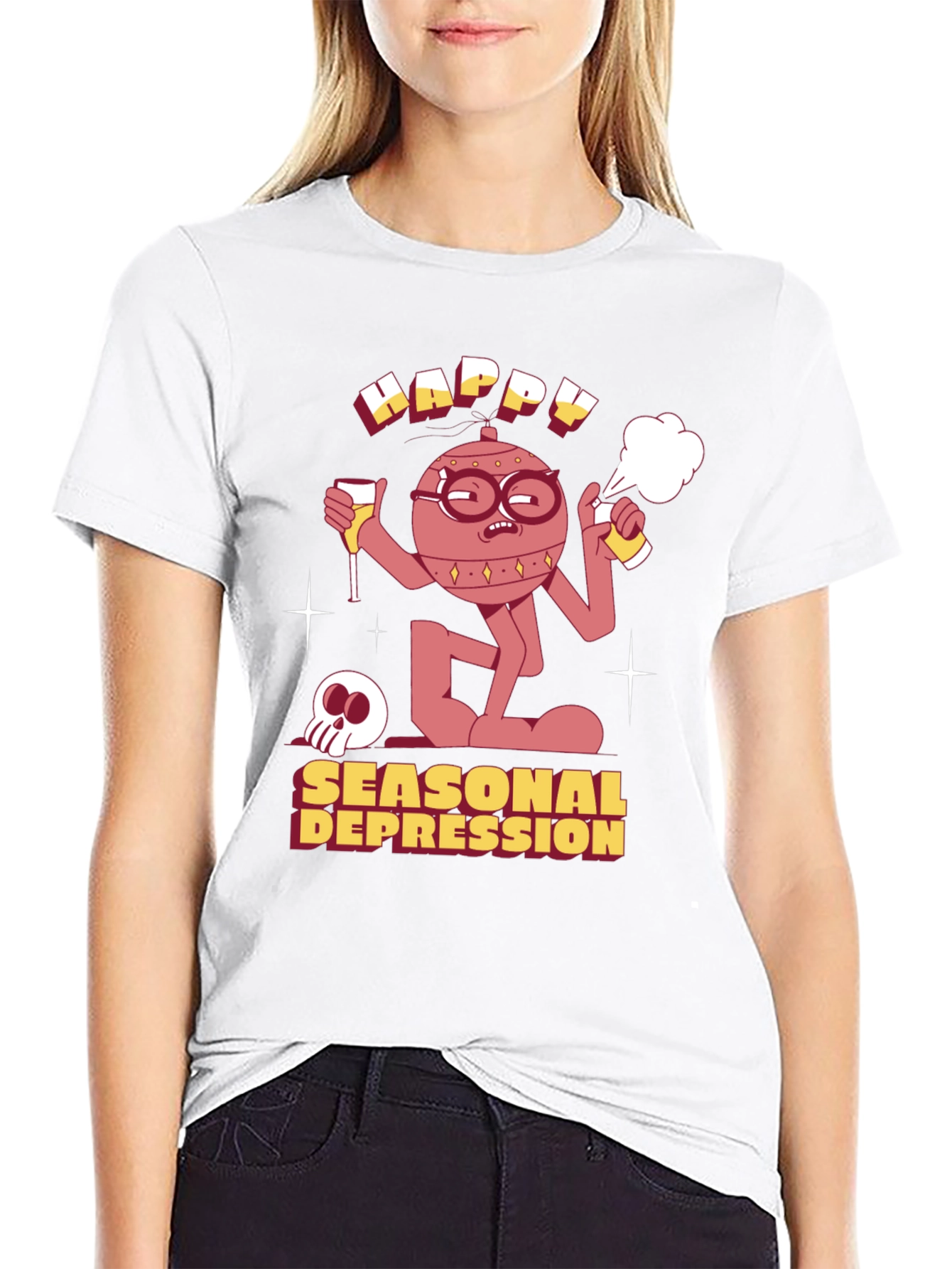 Happy Seasonal Depression Graphic Tee