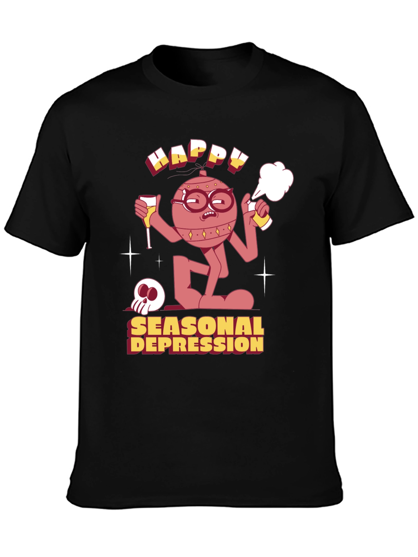 Happy Seasonal Depression Graphic Tee