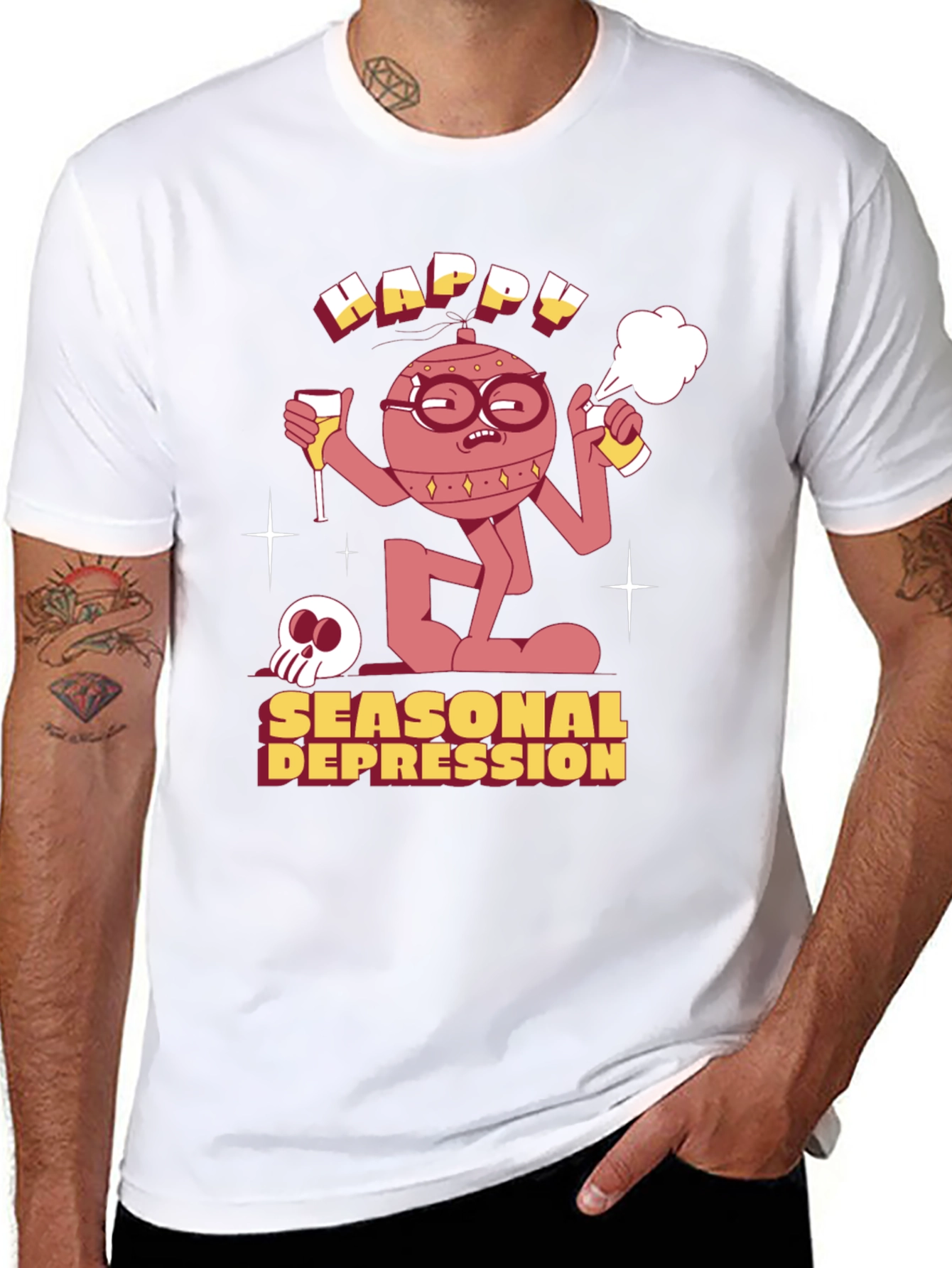 Happy Seasonal Depression Graphic Tee