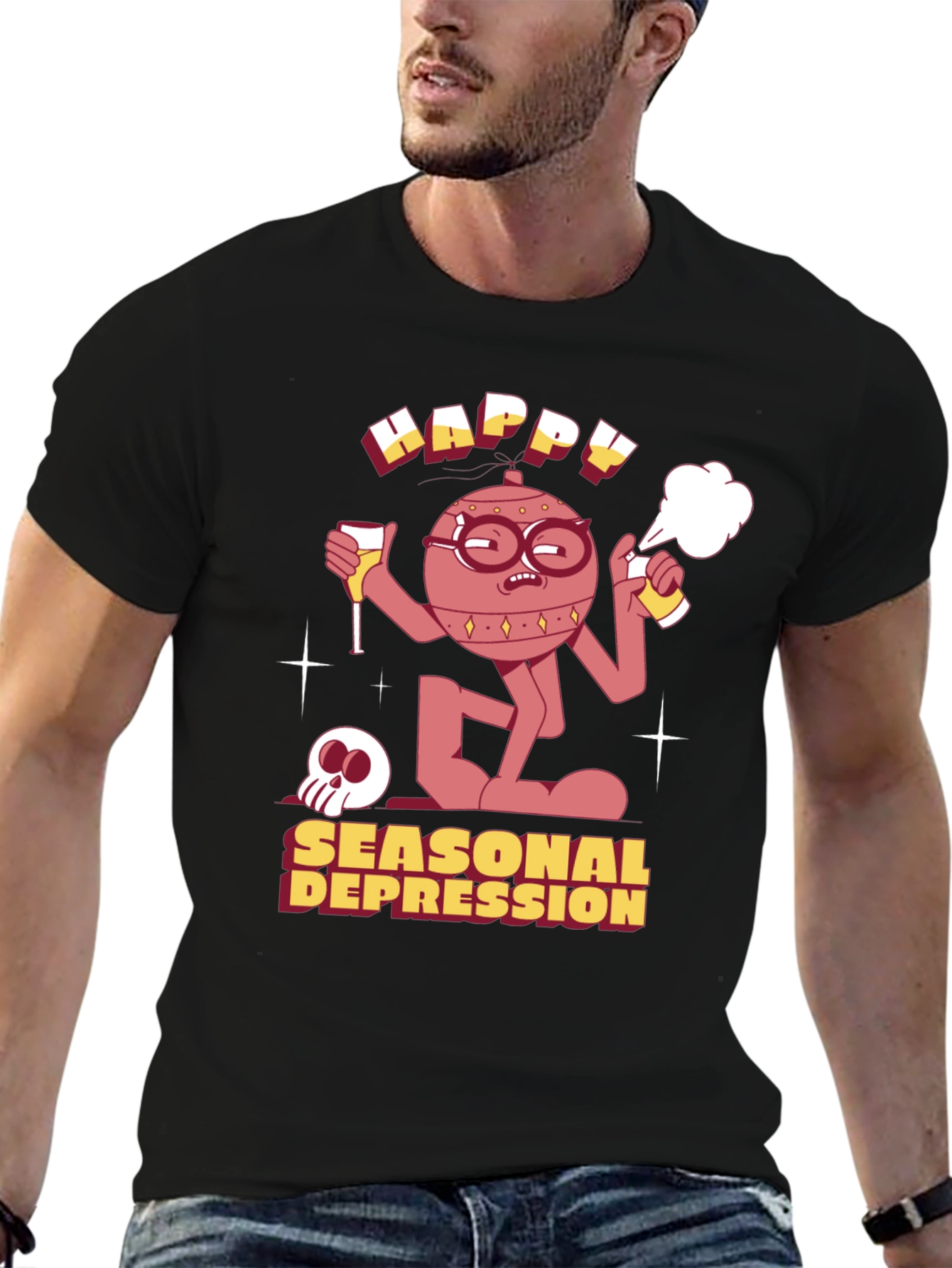 Happy Seasonal Depression Graphic Tee