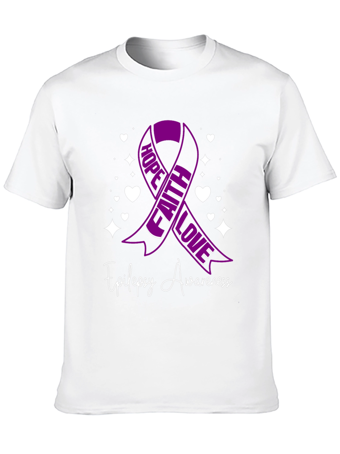 Epilepsy Awareness Ribbon Graphic Tee