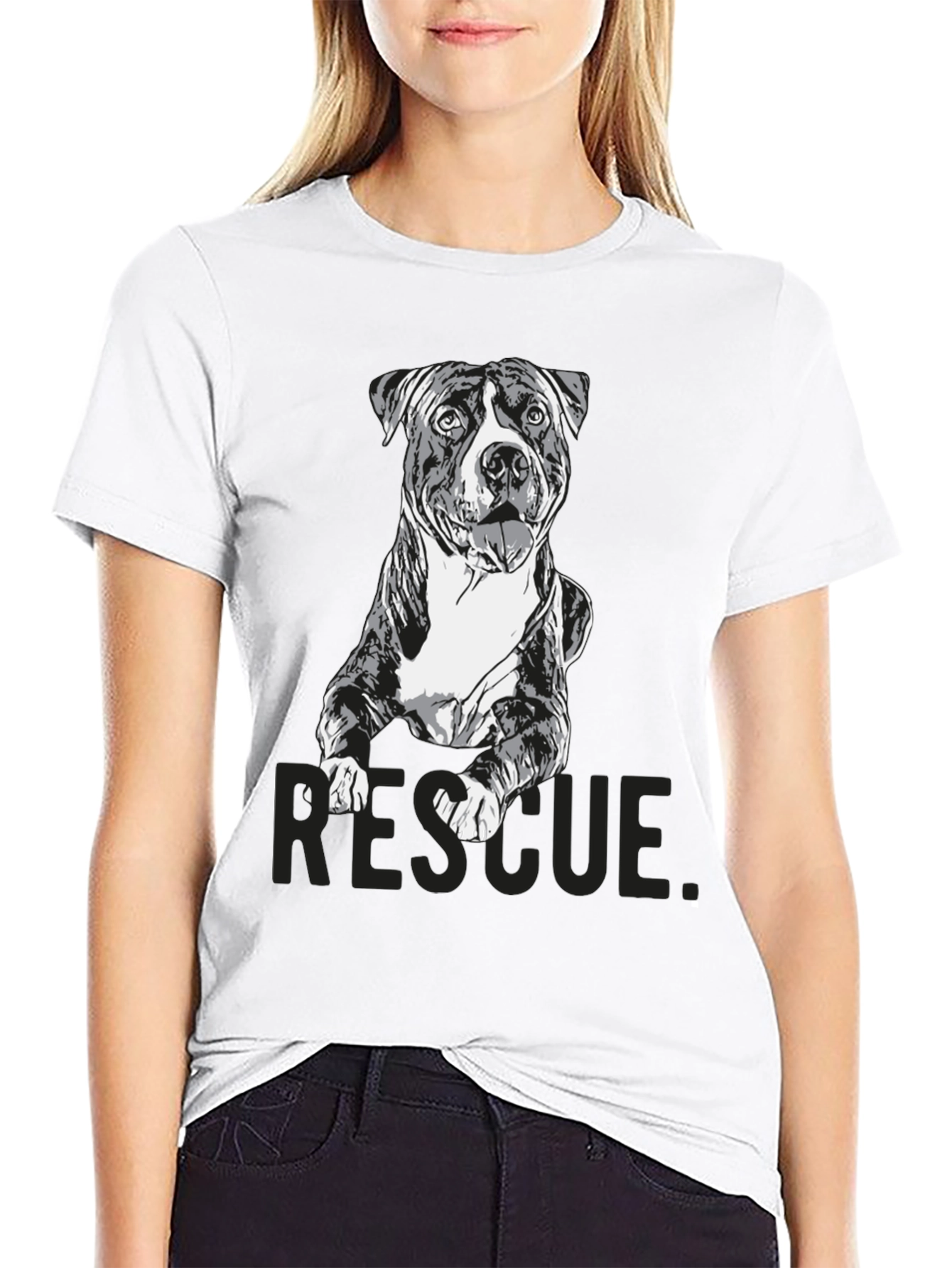 Rescue Dog Graphic T-Shirt - Unisex