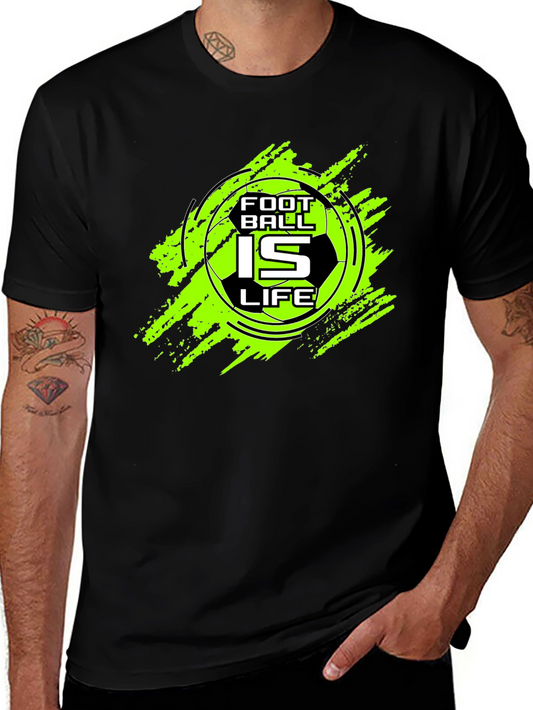 Football is Life Graphic Tee