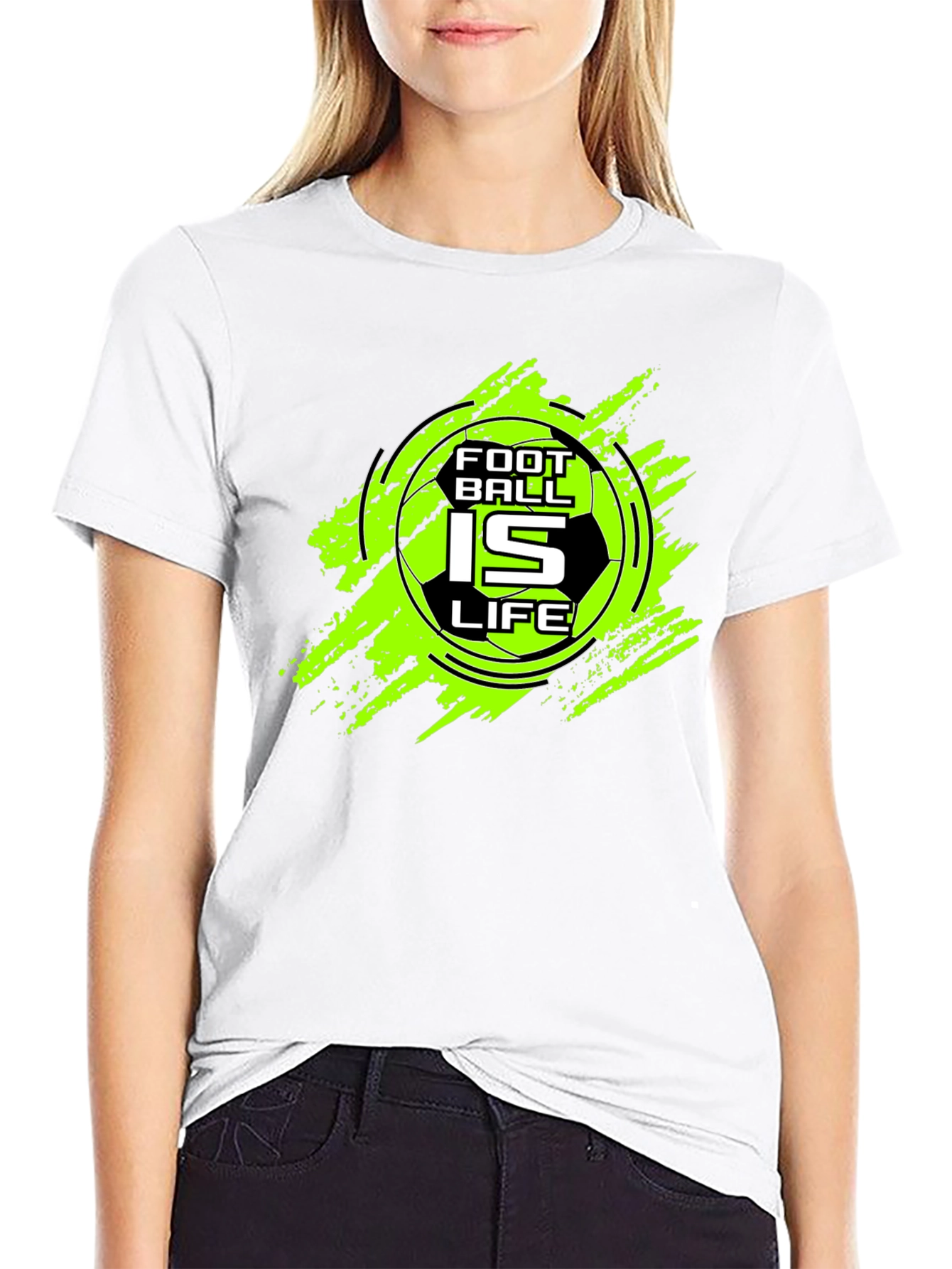Football is Life Graphic Tee
