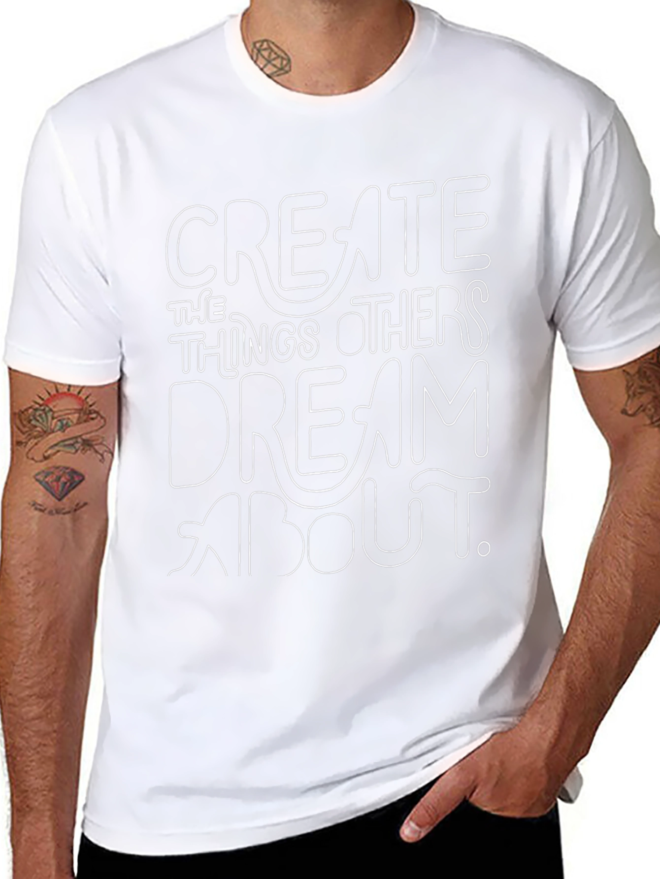 Create T-Shirt: Dream Big Inspiration Tee