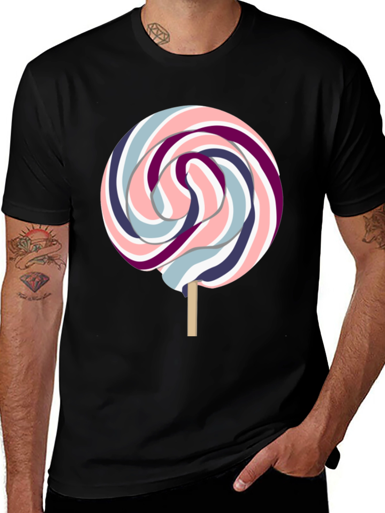 Lollipop Graphic T-Shirt - Unisex Cotton Tee