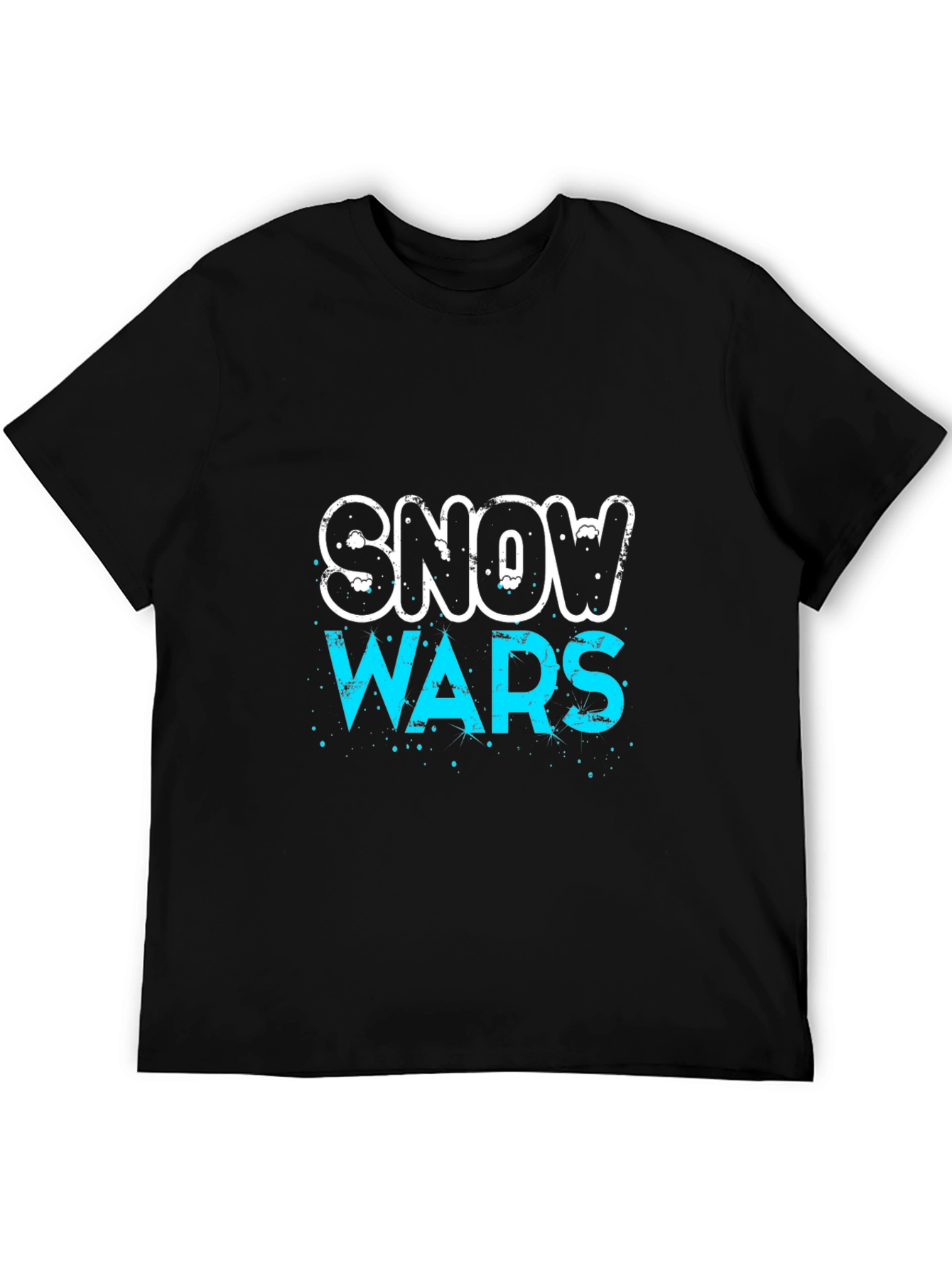 Snow Wars T-Shirt - Black Cotton Tee