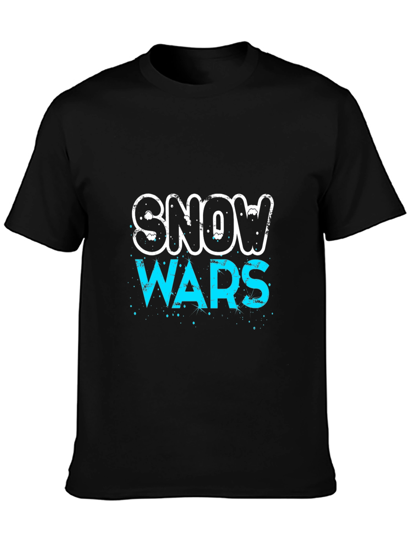 Snow Wars T-Shirt - Black Cotton Tee